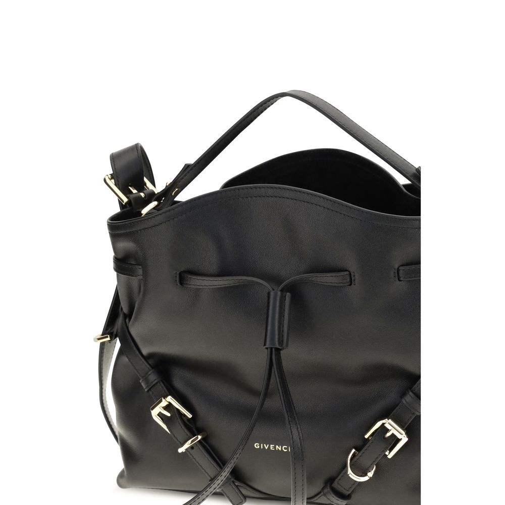 Givenchy Black Calf Leather Bos Taurus Backet Bag Givenchy