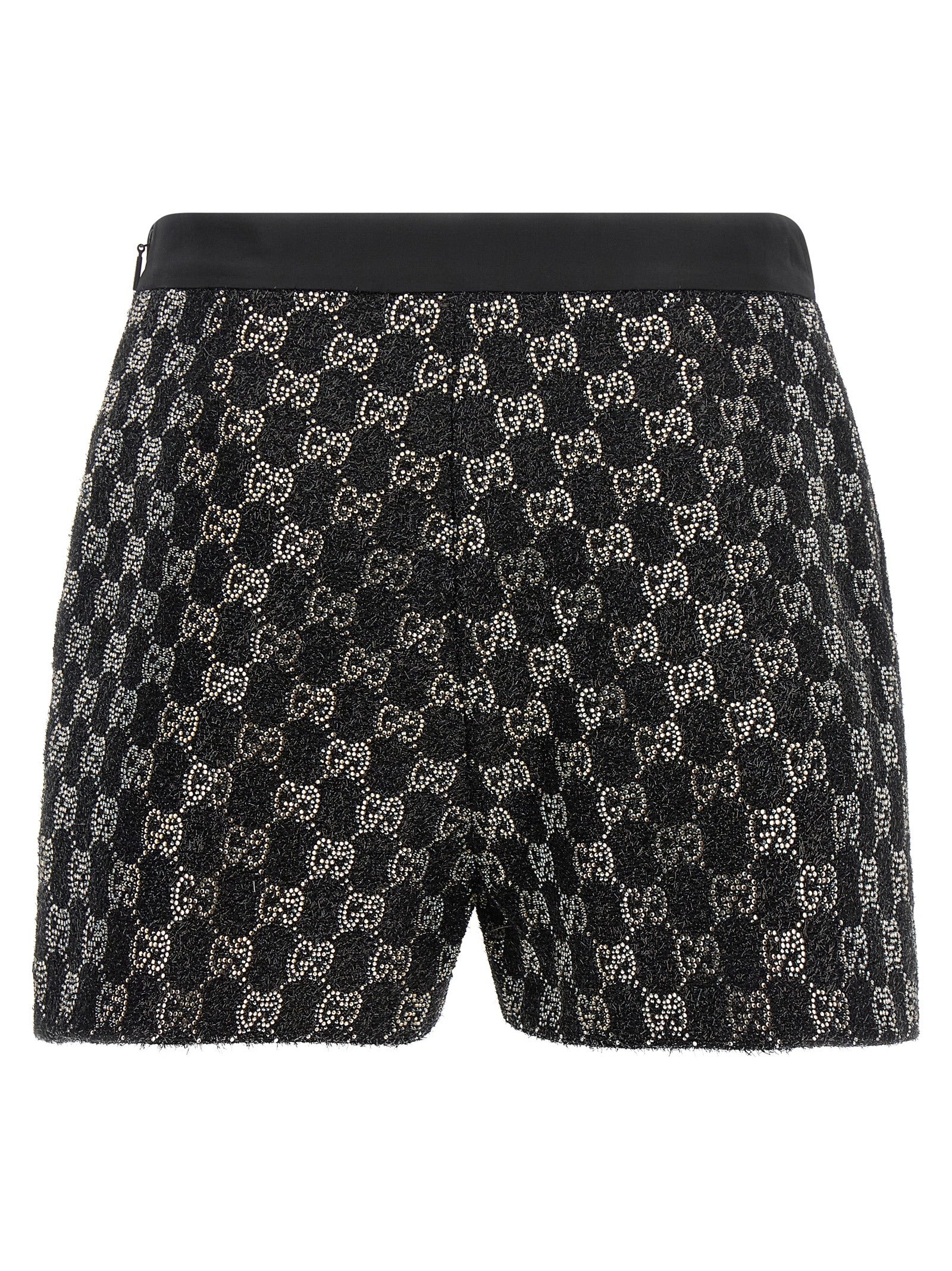 Gucci Black Viscose Bermuda Shorts Gucci