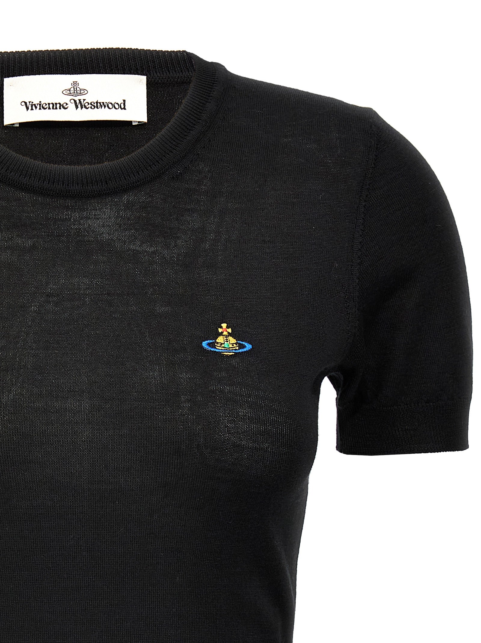 Vivienne Westwood Black Cotton T-Shirt Vivienne Westwood
