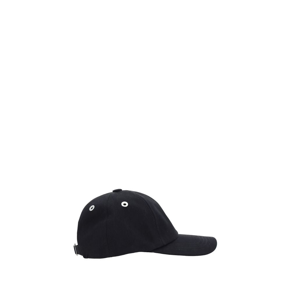 Ami Paris Black Cotton Cap (Baseball Hat) Ami Paris
