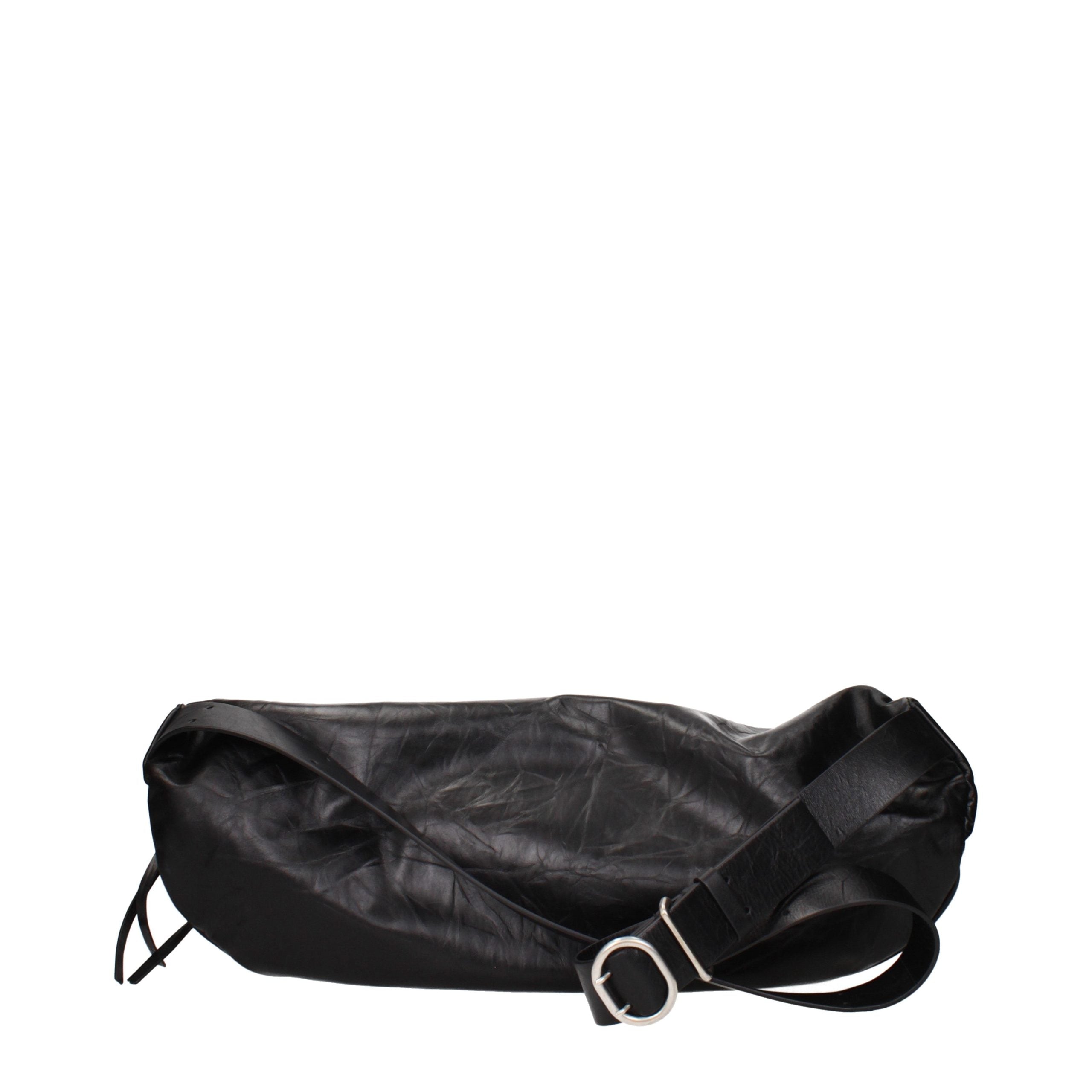 Jil Sander Black Leather Backpack Jil Sander