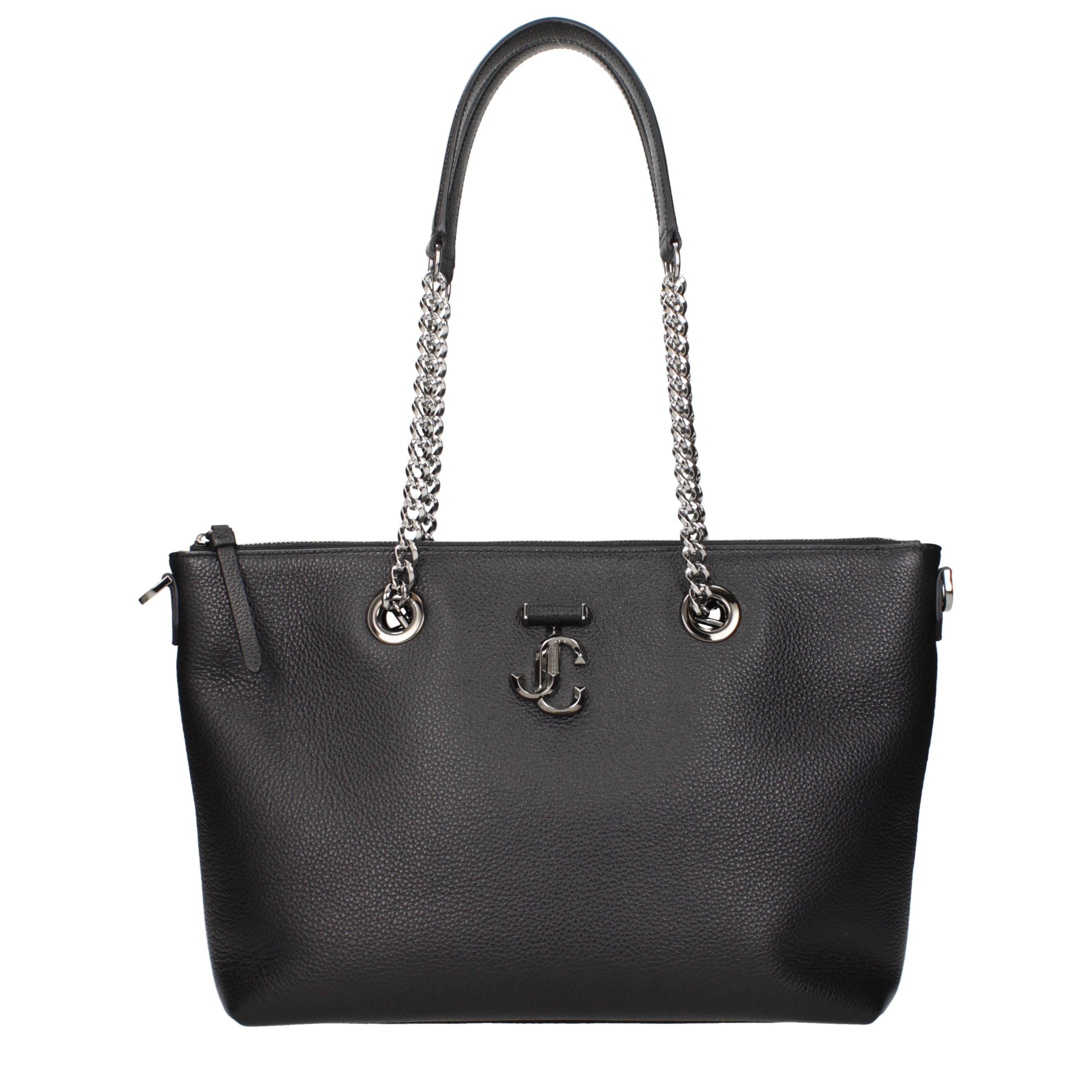Jimmy Choo Black Leather Shoulder Bag Jimmy Choo