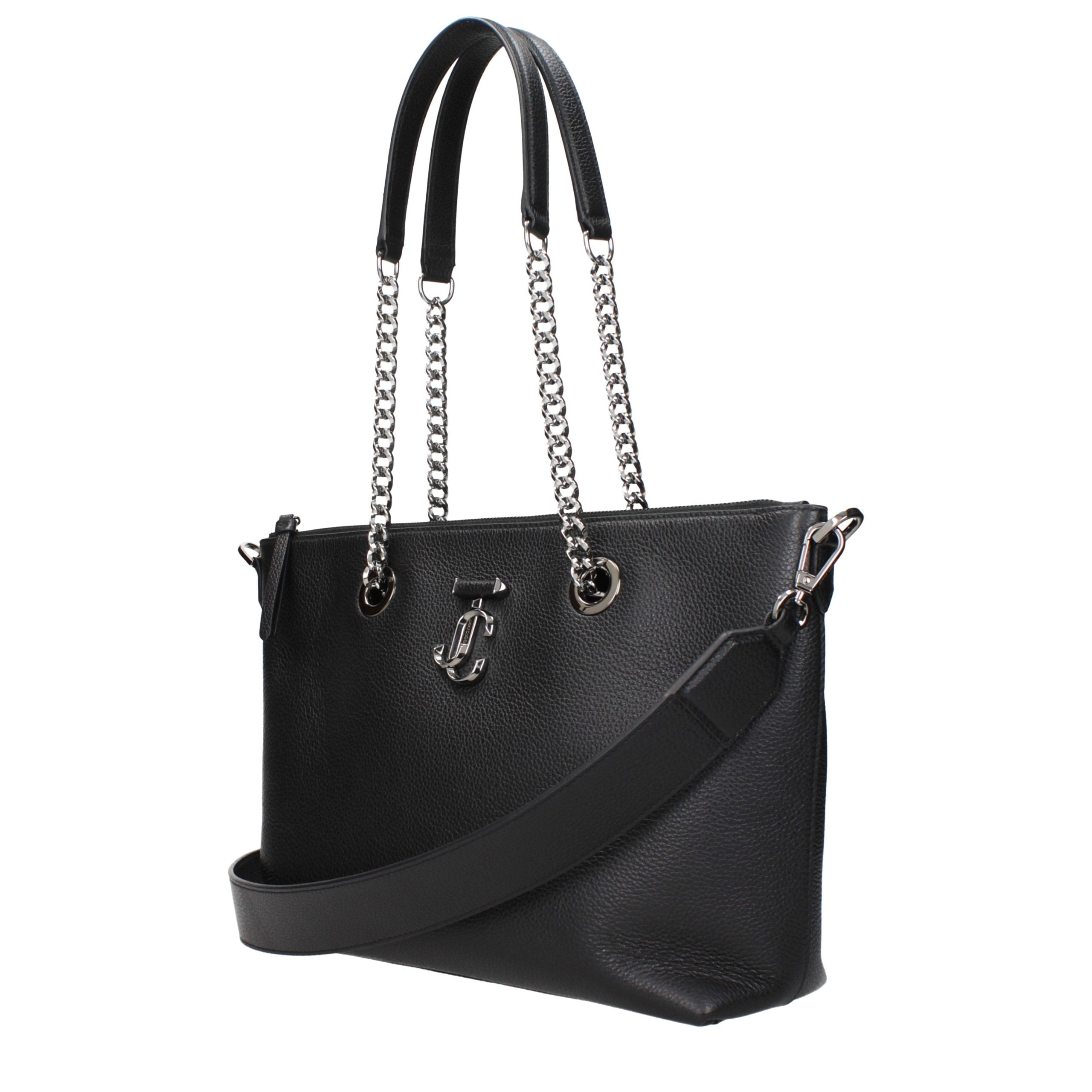 Jimmy Choo Black Leather Shoulder Bag Jimmy Choo