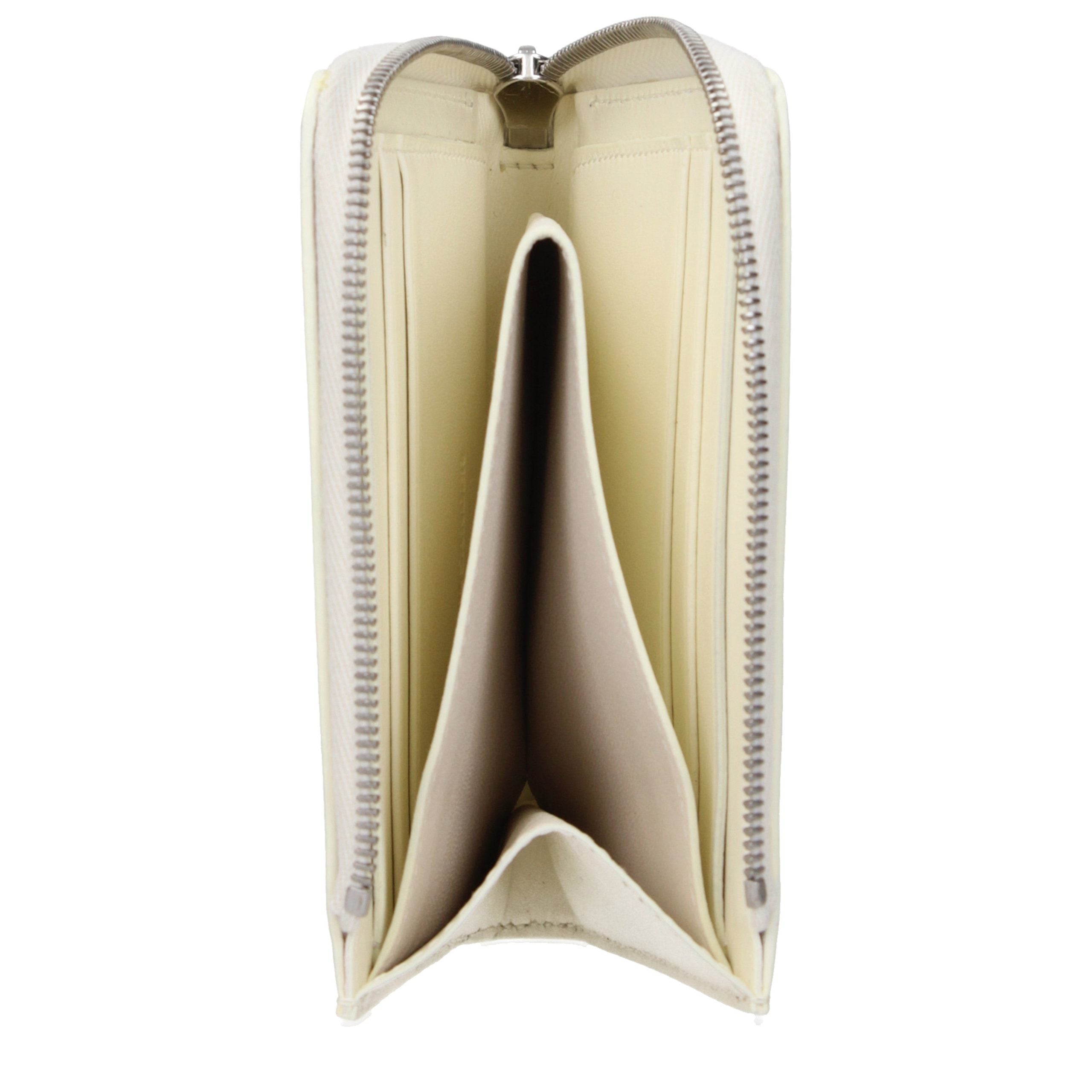 Jil Sander White Leather Wallet Jil Sander