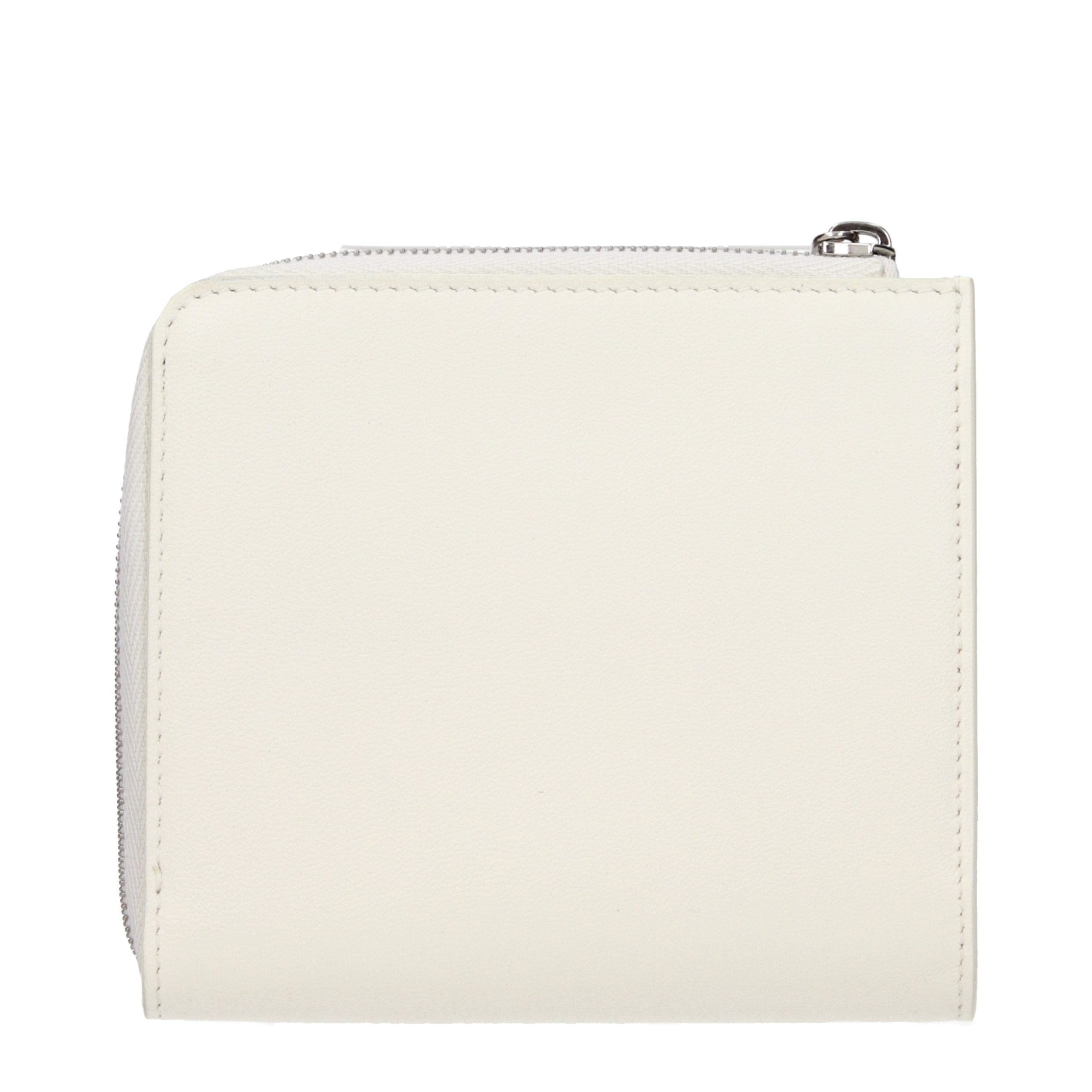 Jil Sander White Leather Wallet Jil Sander