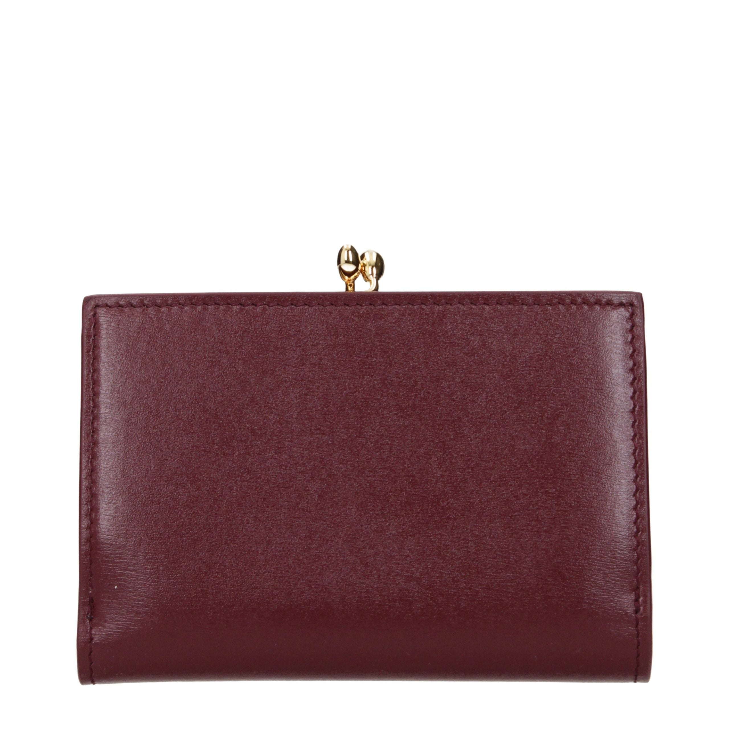 Jil Sander Red Leather Wallet Jil Sander