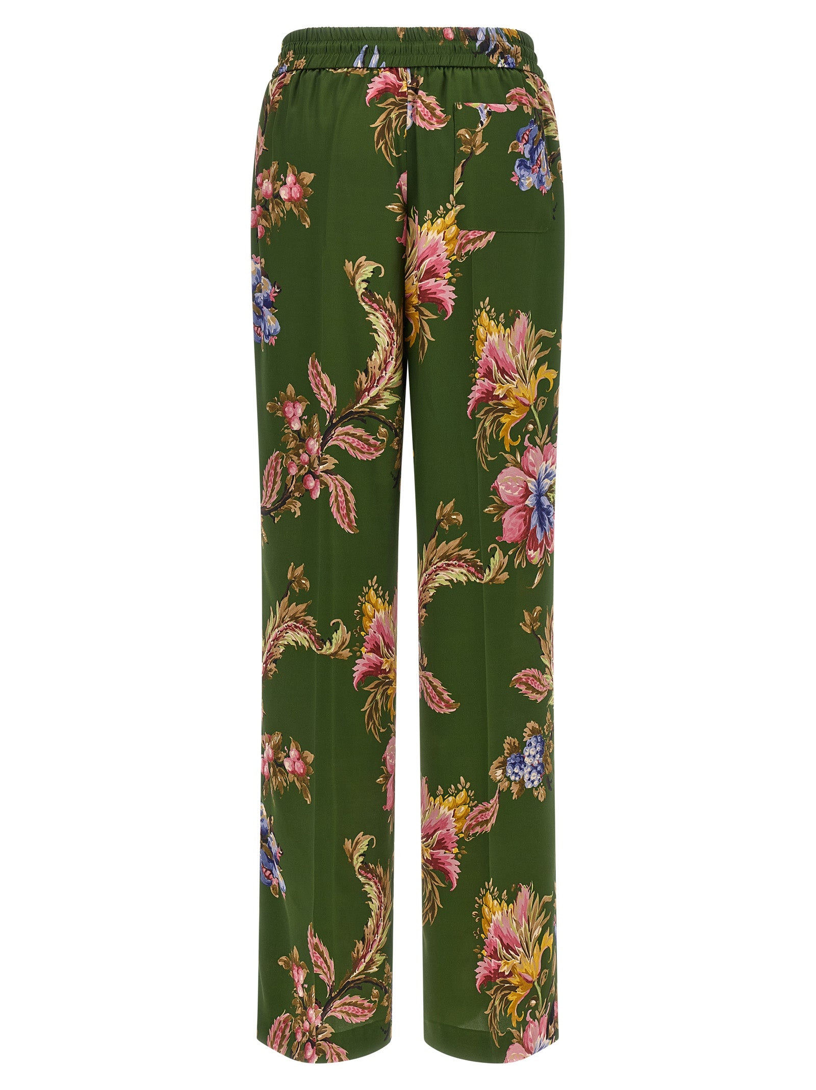 Etro Bicolor Polyester Casual Pants Etro