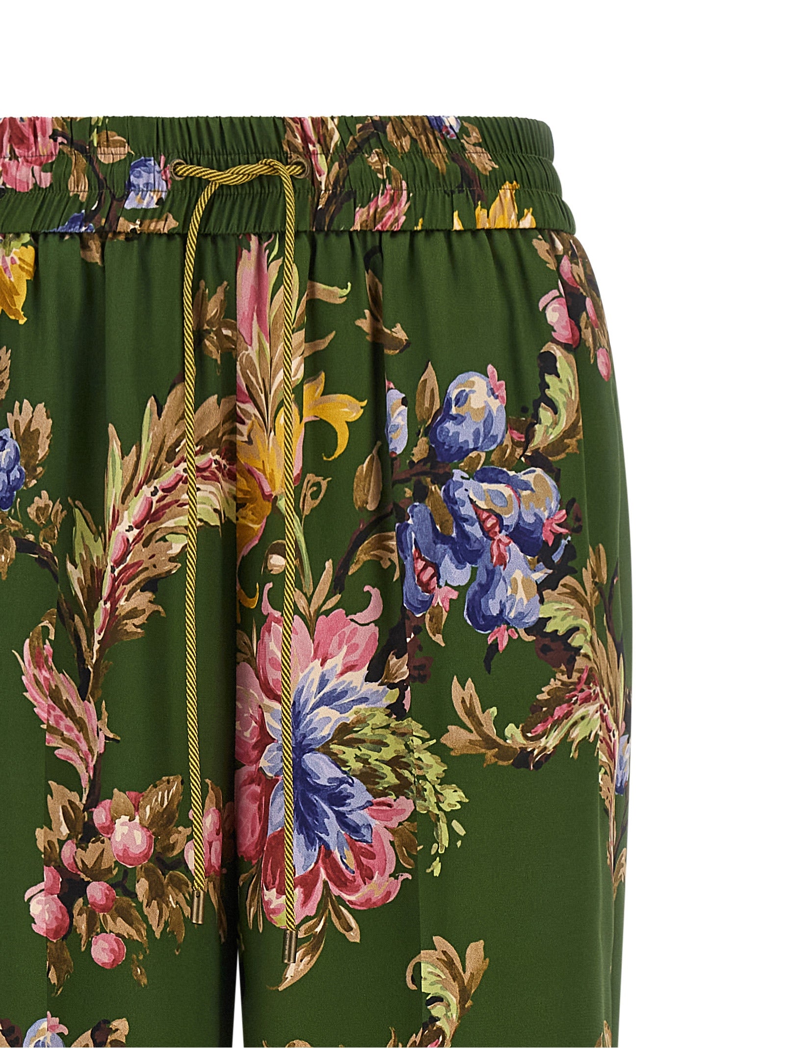 Etro Bicolor Polyester Casual Pants Etro