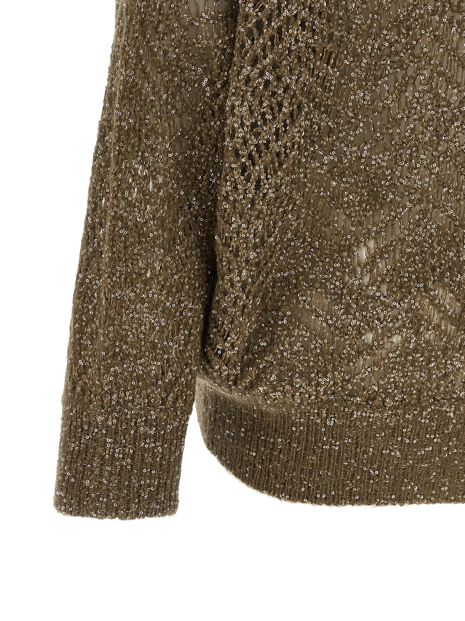 Brunello Cucinelli Brown Polyamide Cardigan Brunello Cucinelli