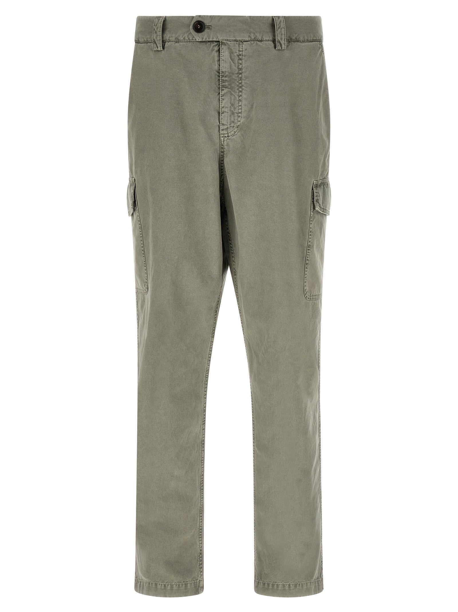 Brunello Cucinelli Bicolor Cotton Cargo Pants Brunello Cucinelli