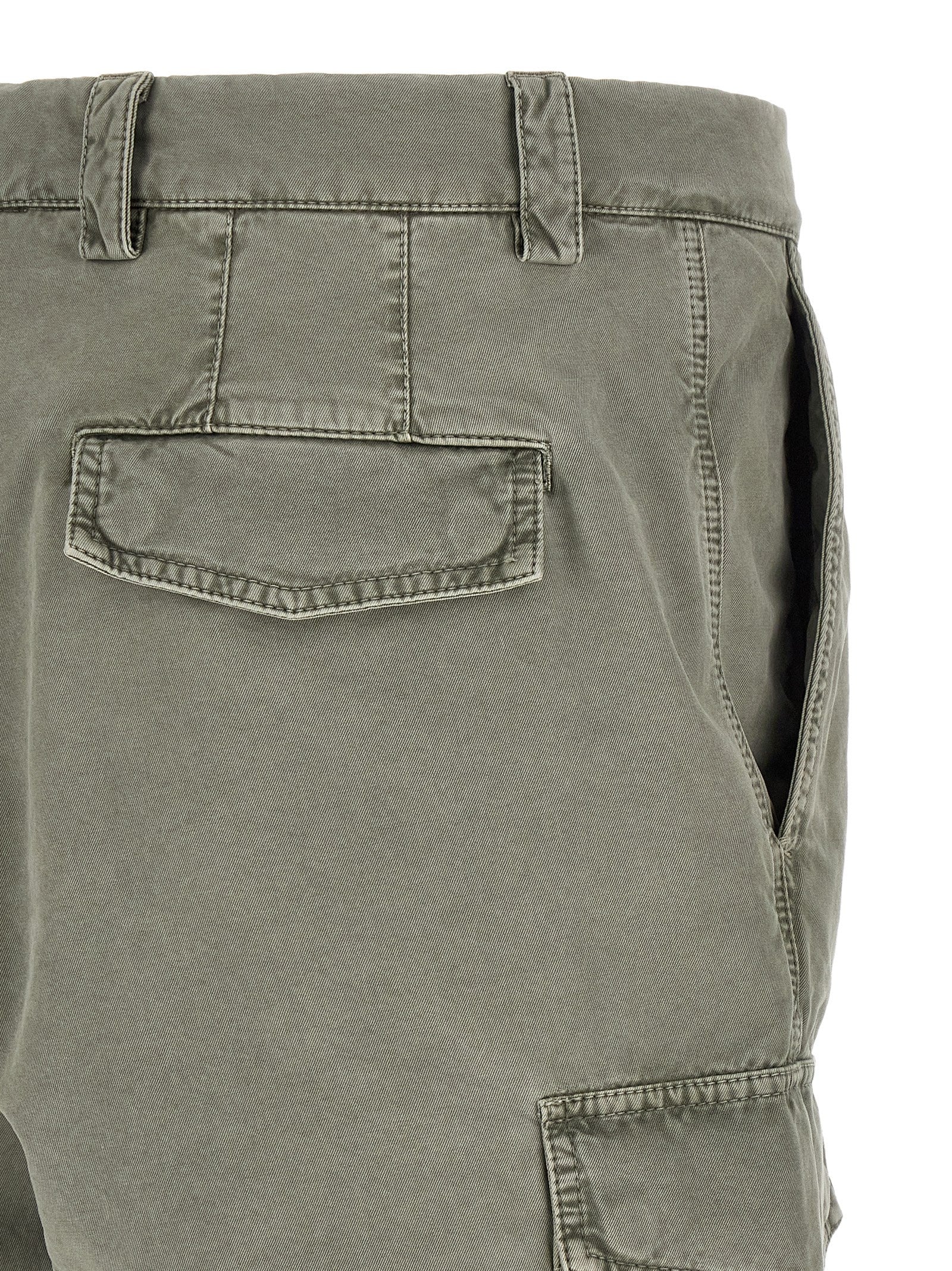 Brunello Cucinelli Bicolor Cotton Cargo Pants Brunello Cucinelli