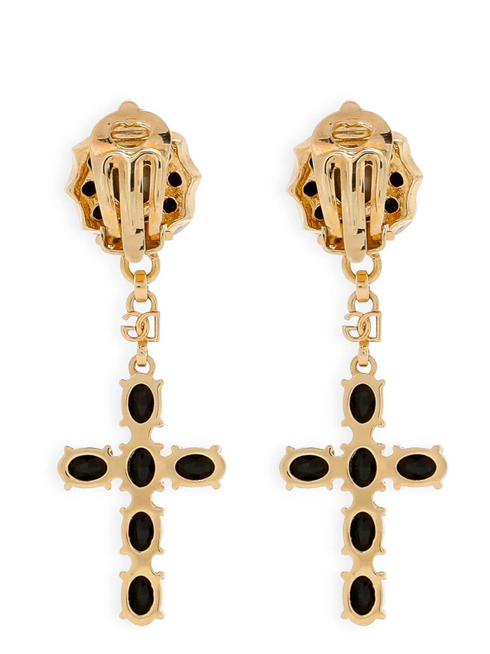 Dolce & Gabbana Gold Brass Earrings Dolce & Gabbana