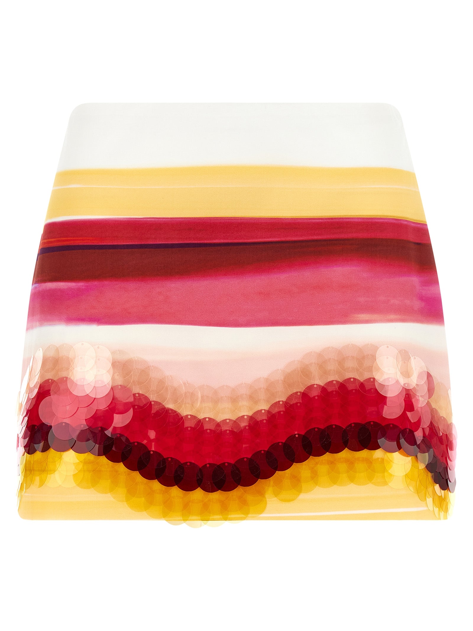 Fendi Multicolor Cotton Long Skirt Fendi