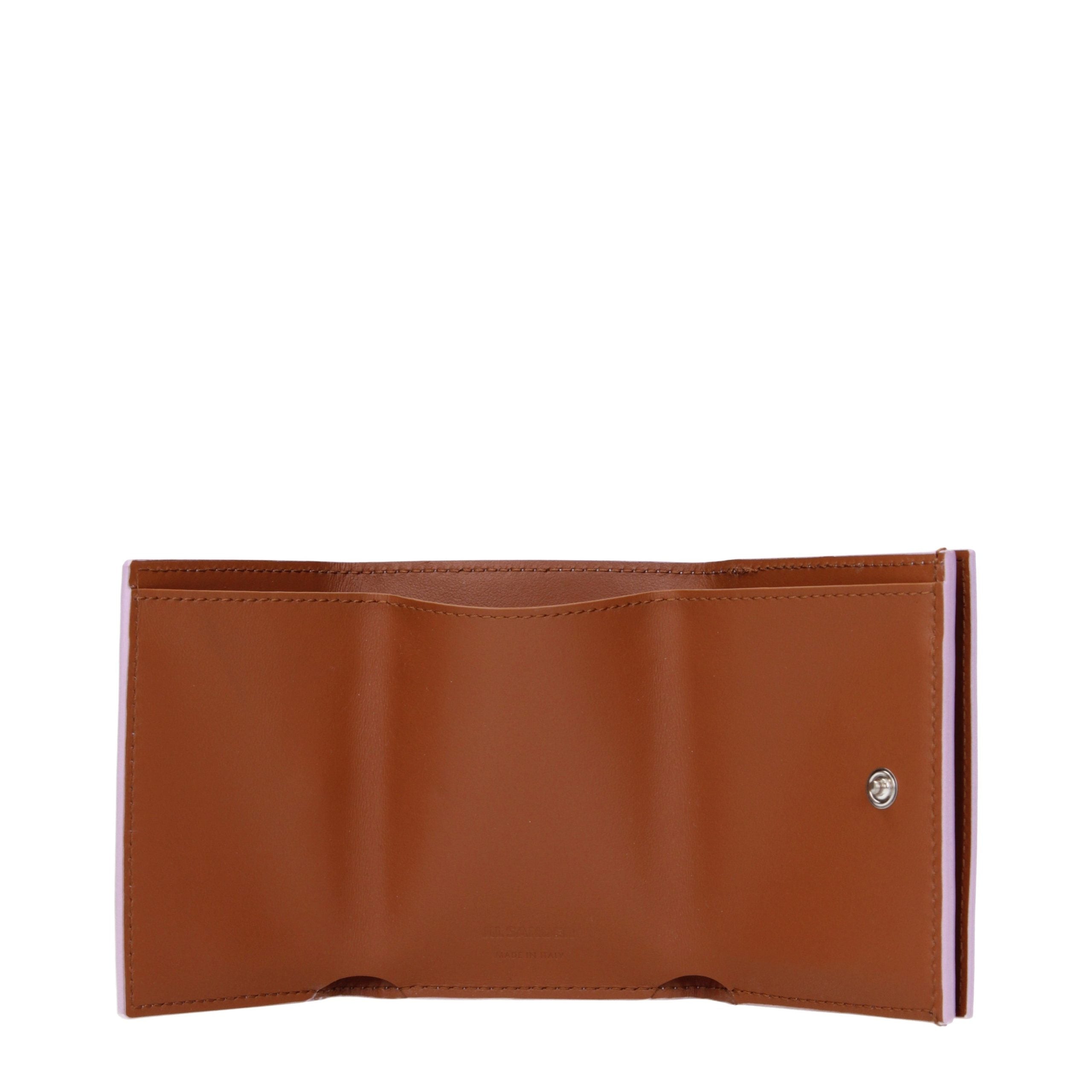 Jil Sander Pink Leather Wallet Jil Sander