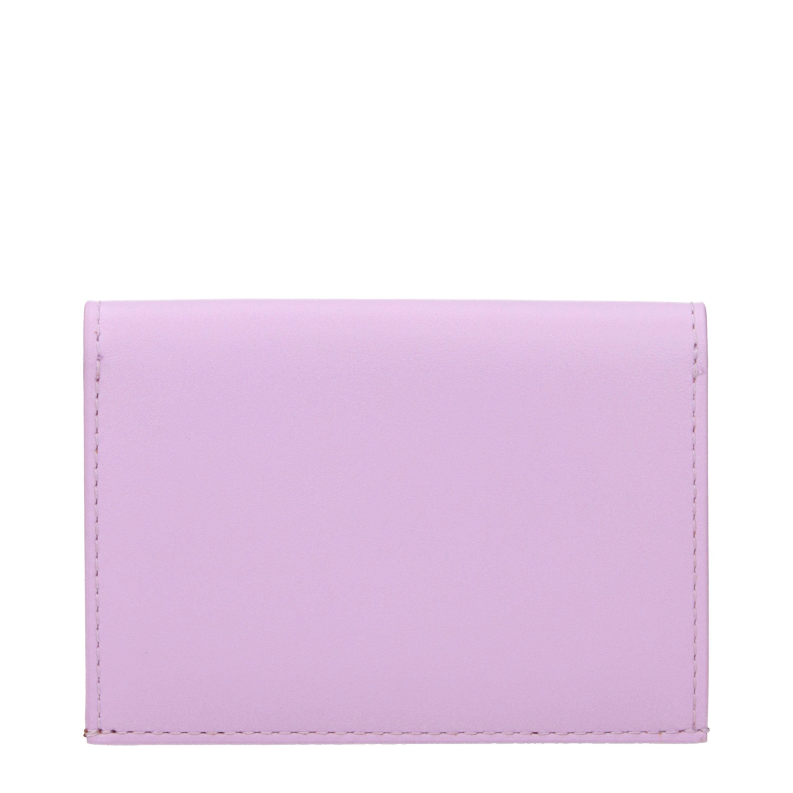 Jil Sander Pink Leather Cardholder Jil Sander
