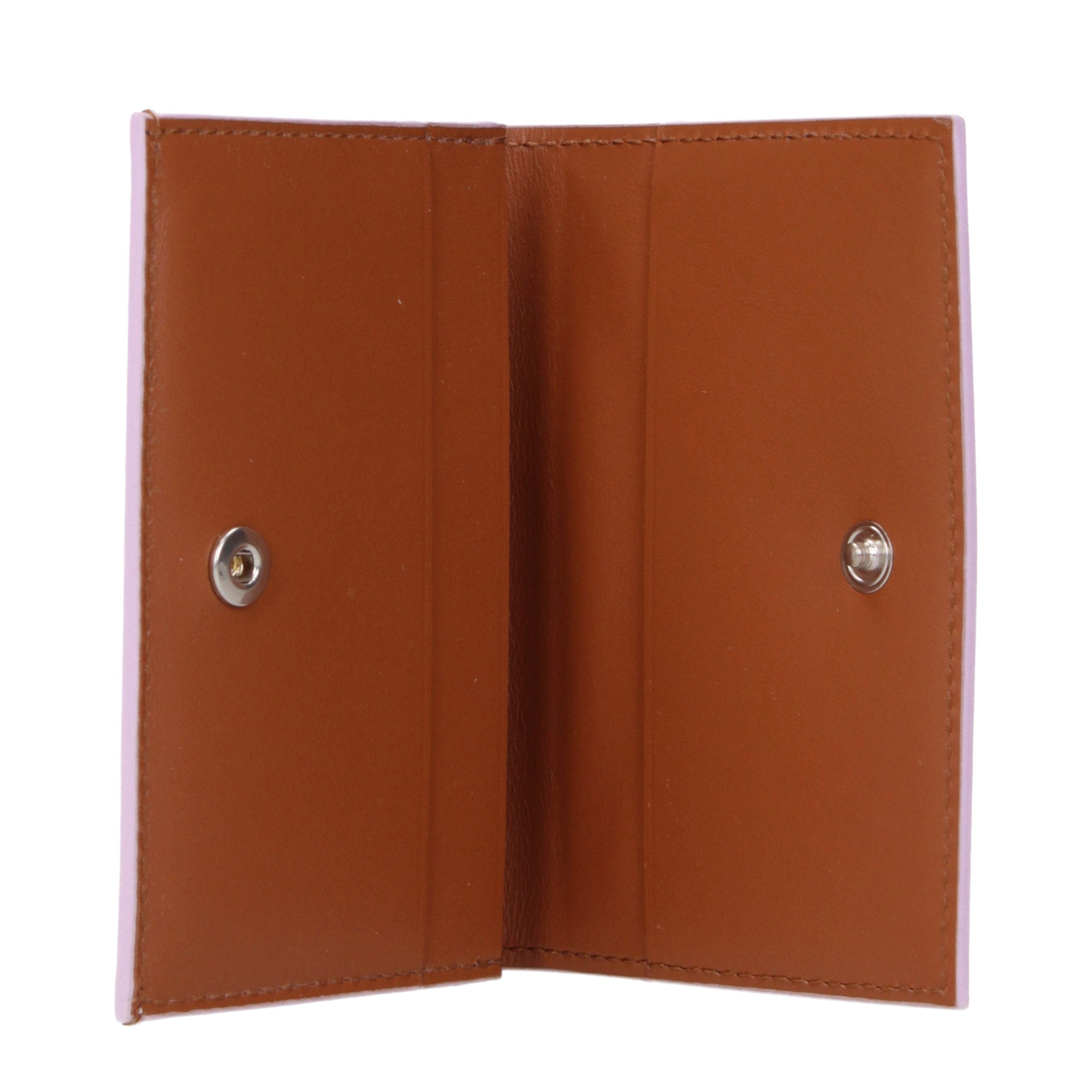 Jil Sander Pink Leather Cardholder Jil Sander