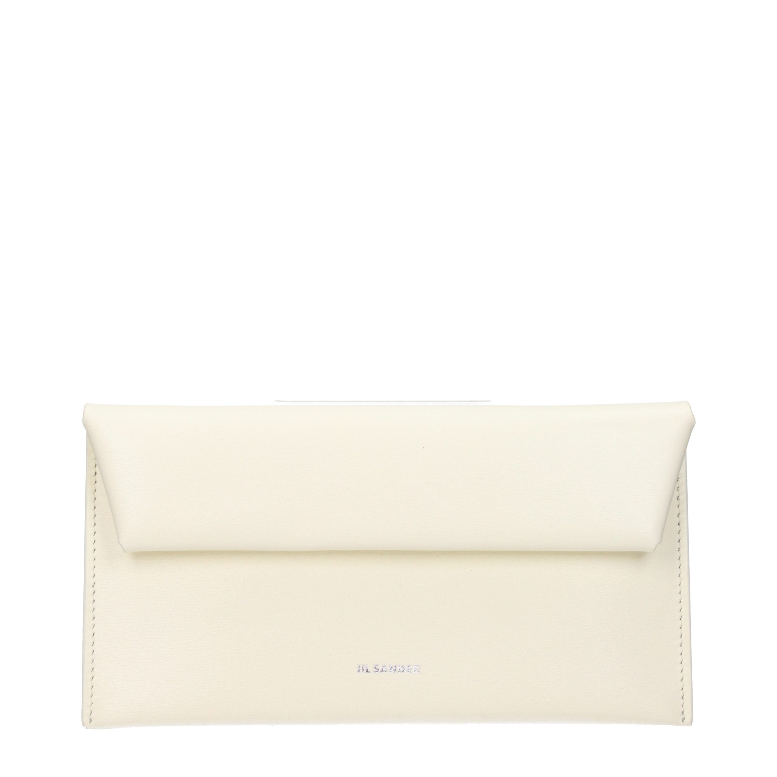 Jil Sander Beige Leather Wallet Jil Sander
