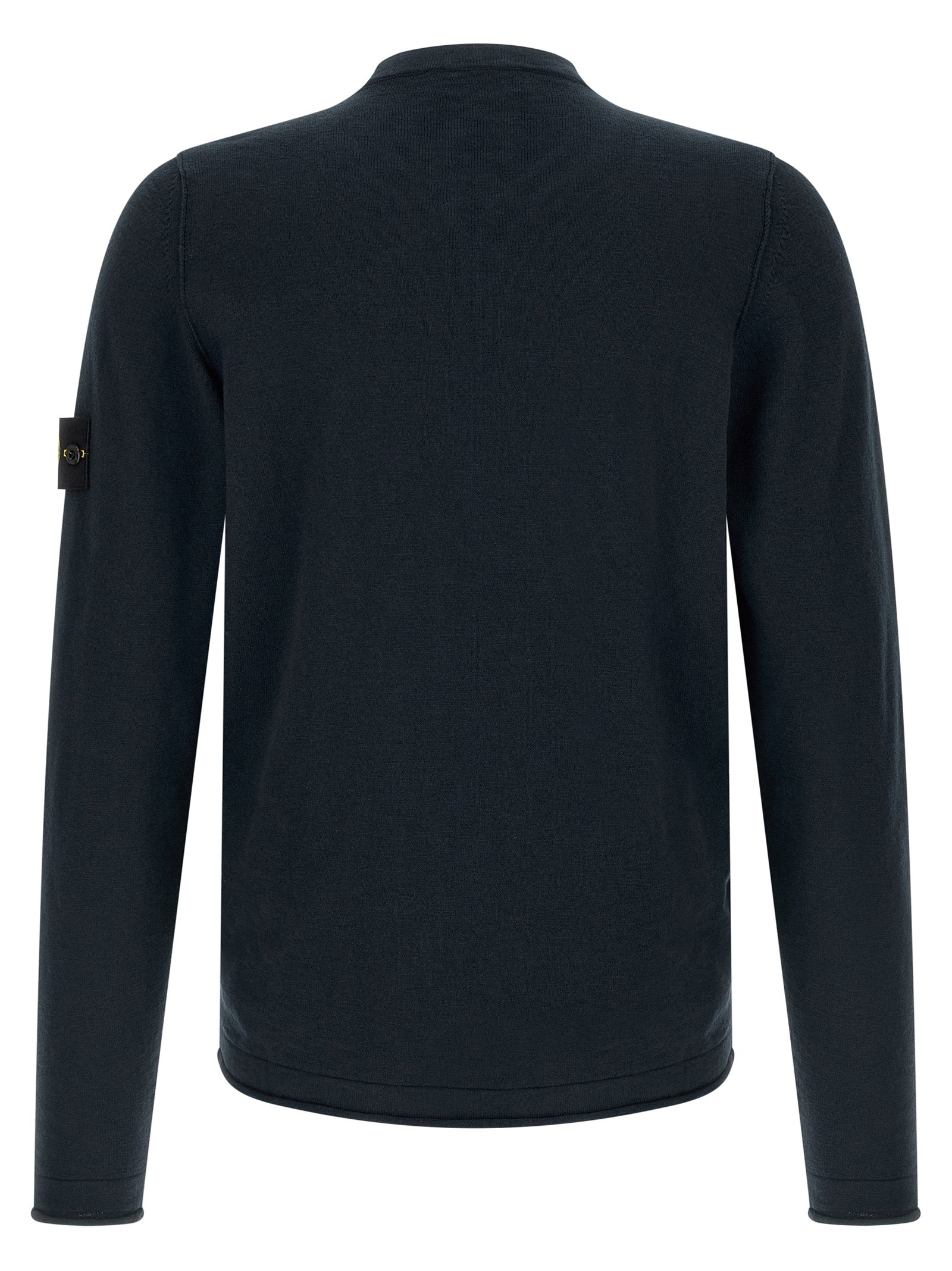 Stone Island Blue Cotton Cardigan Stone Island