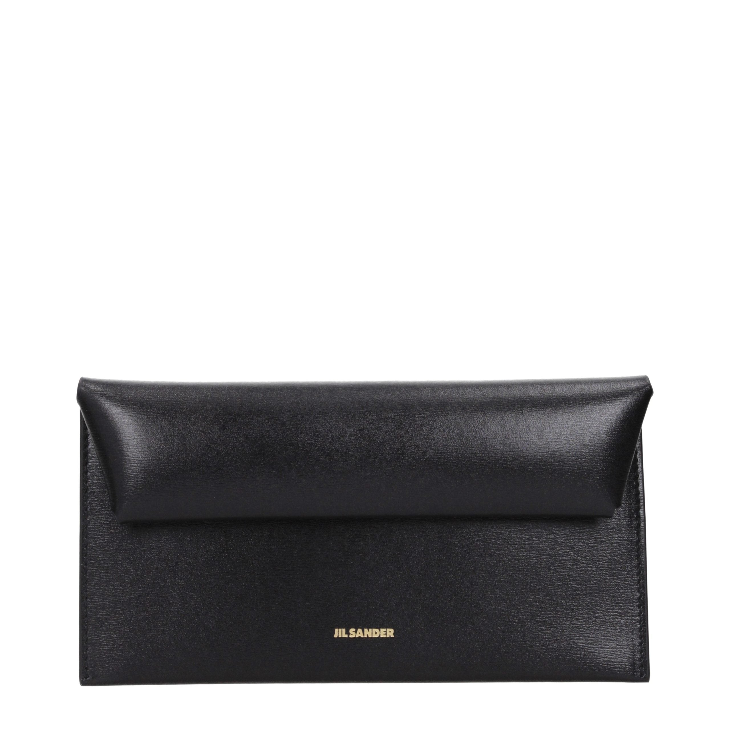Jil Sander Black Leather Wallet Jil Sander