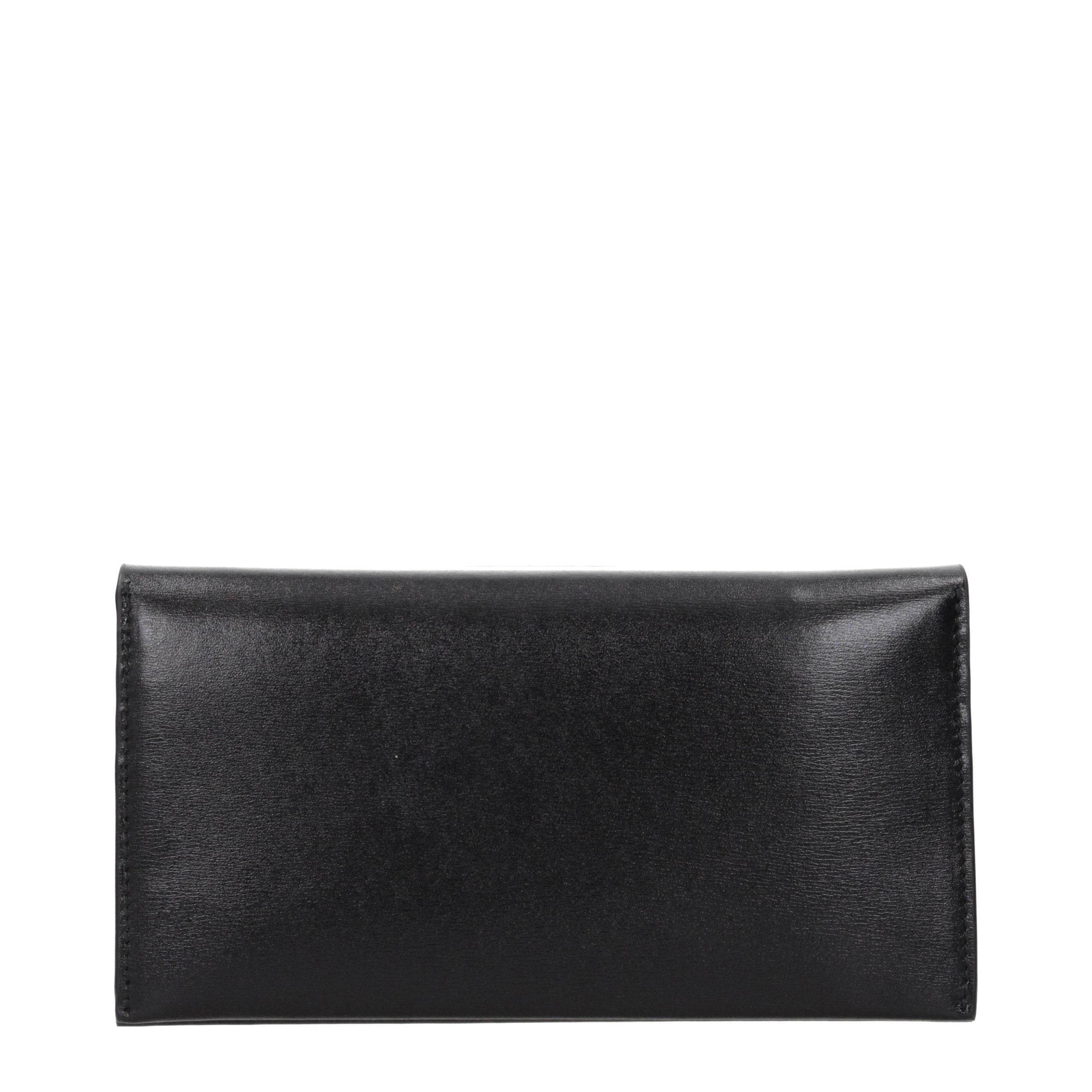 Jil Sander Black Leather Wallet Jil Sander