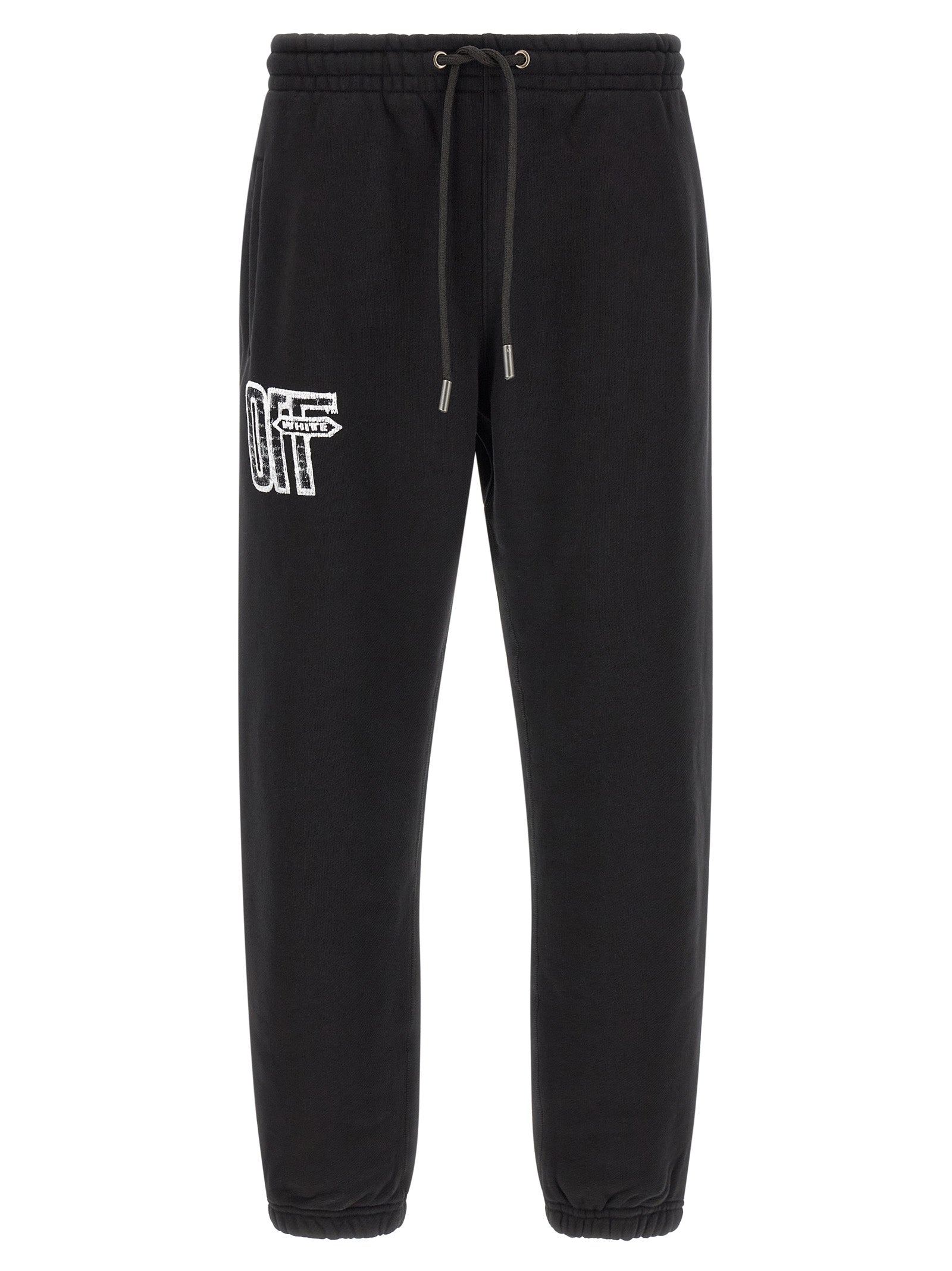 Off-White Black Cotton Joggers (Workout Pants) Off-White
