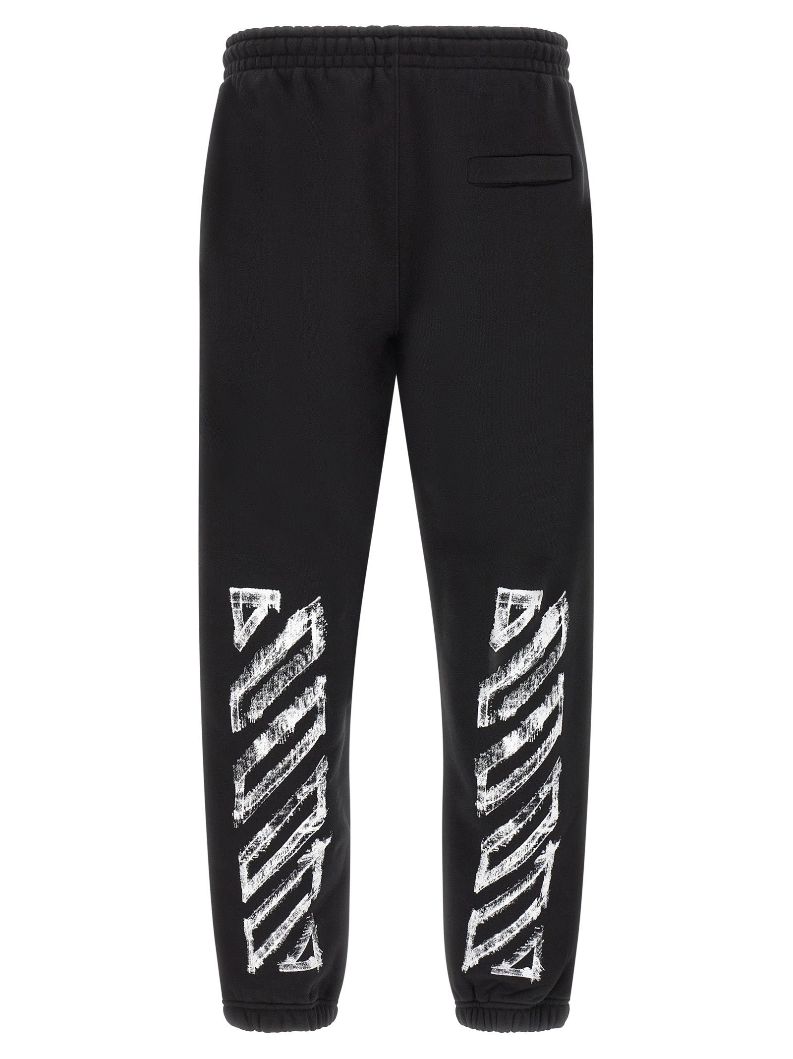 Off-White Black Cotton Joggers (Workout Pants) Off-White