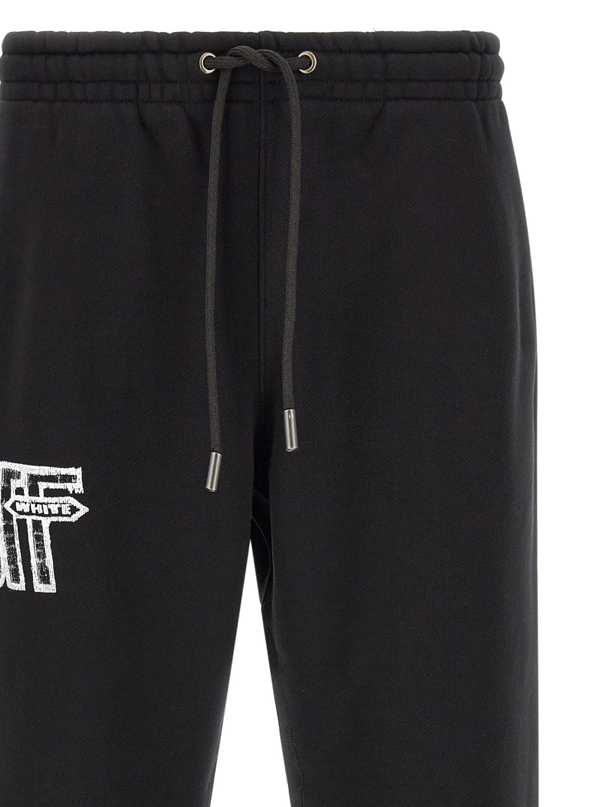 Off-White Black Cotton Joggers (Workout Pants) Off-White