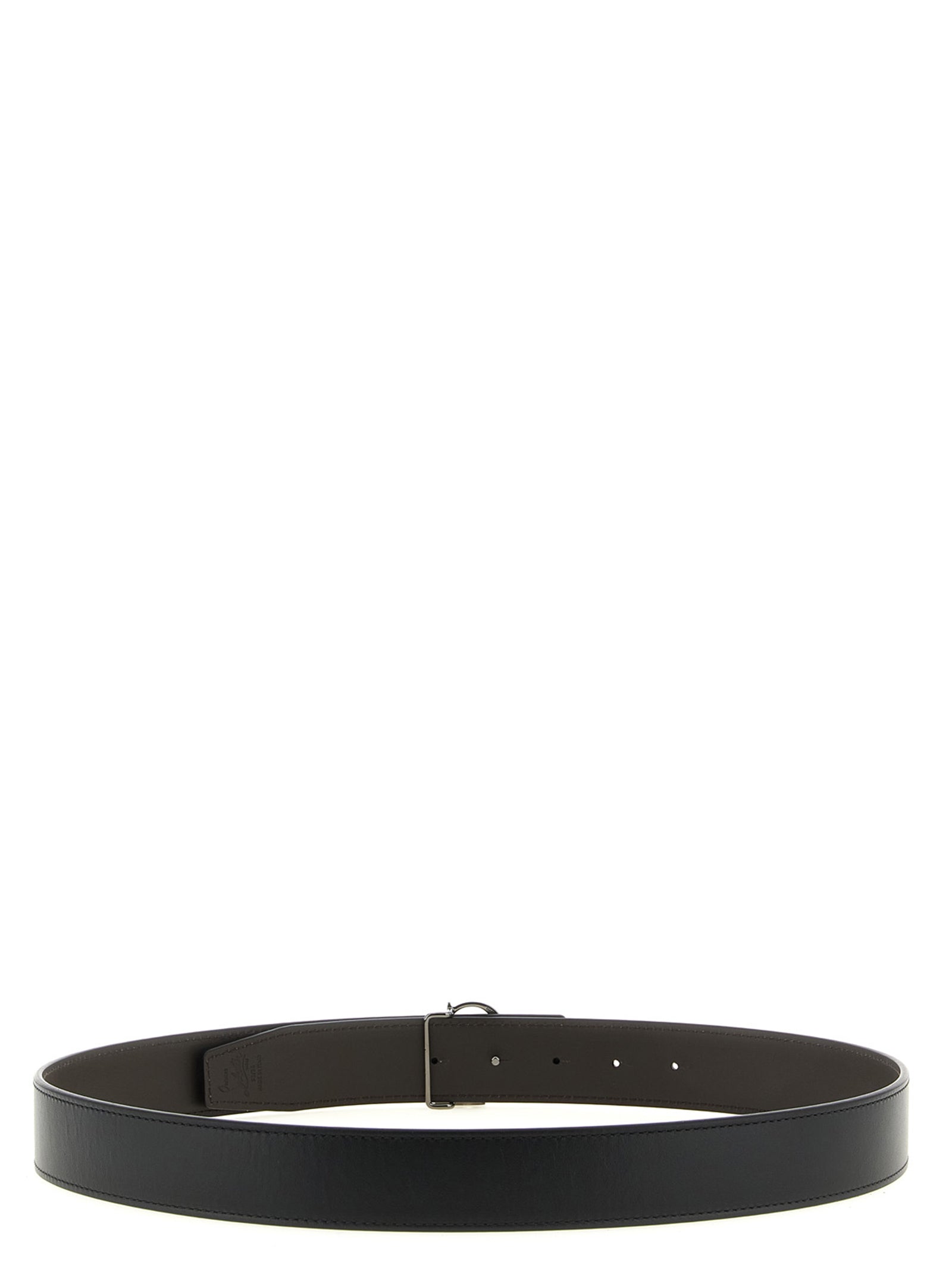 Christian Louboutin Multicolor Calfskin Regular Belt Christian Louboutin