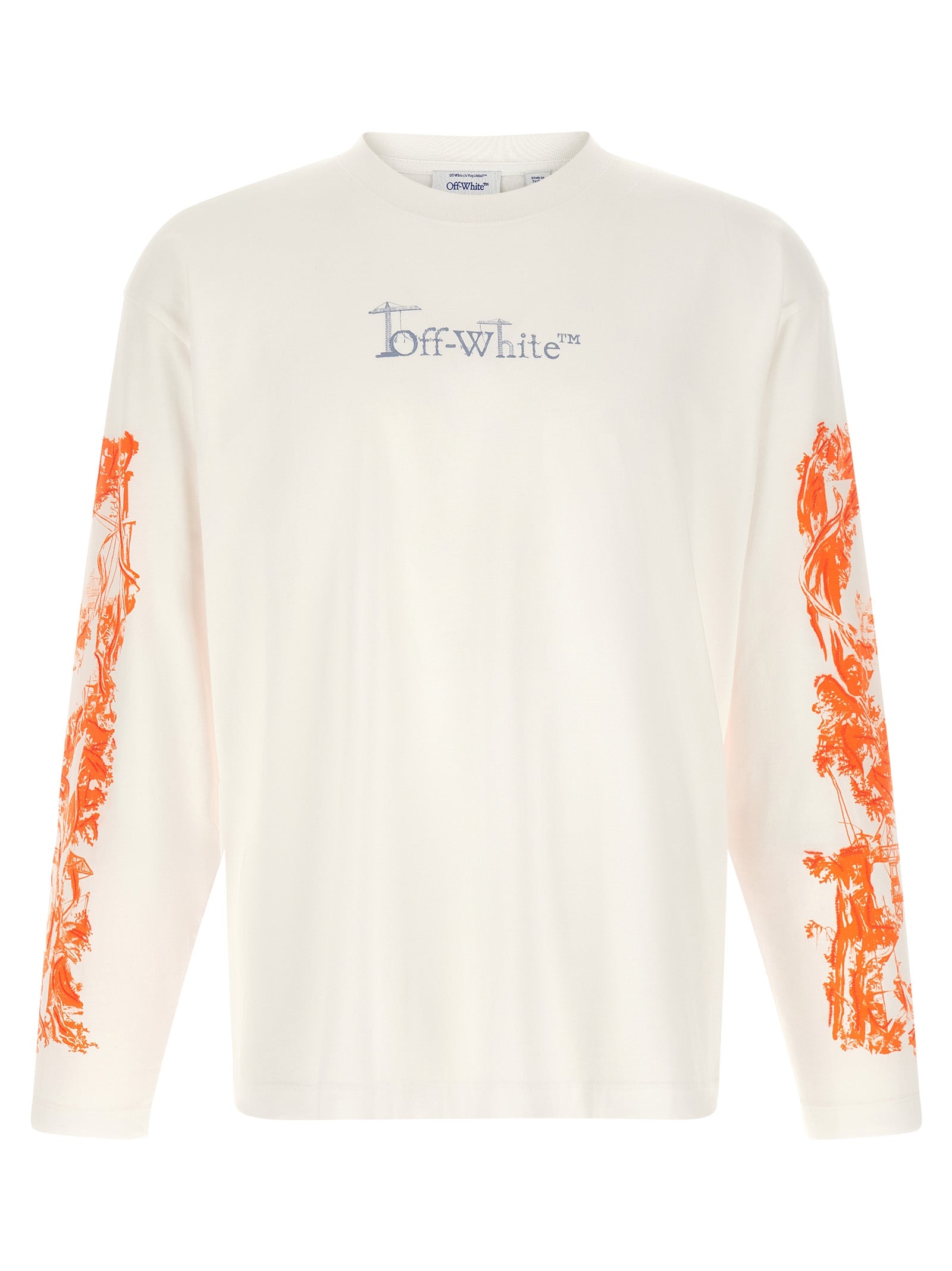 Off-White White Cotton T-Shirt Off-White