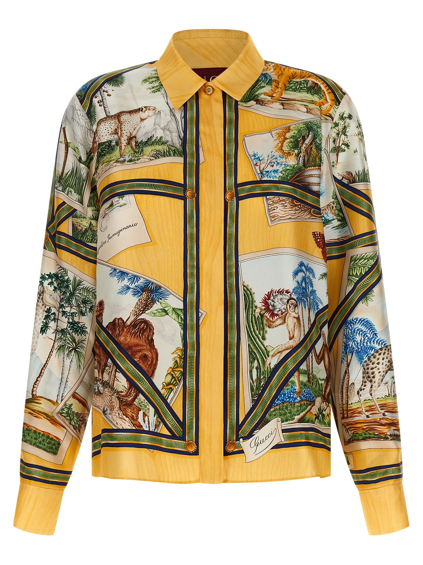 Gucci Multicolor Silk Blouse Gucci