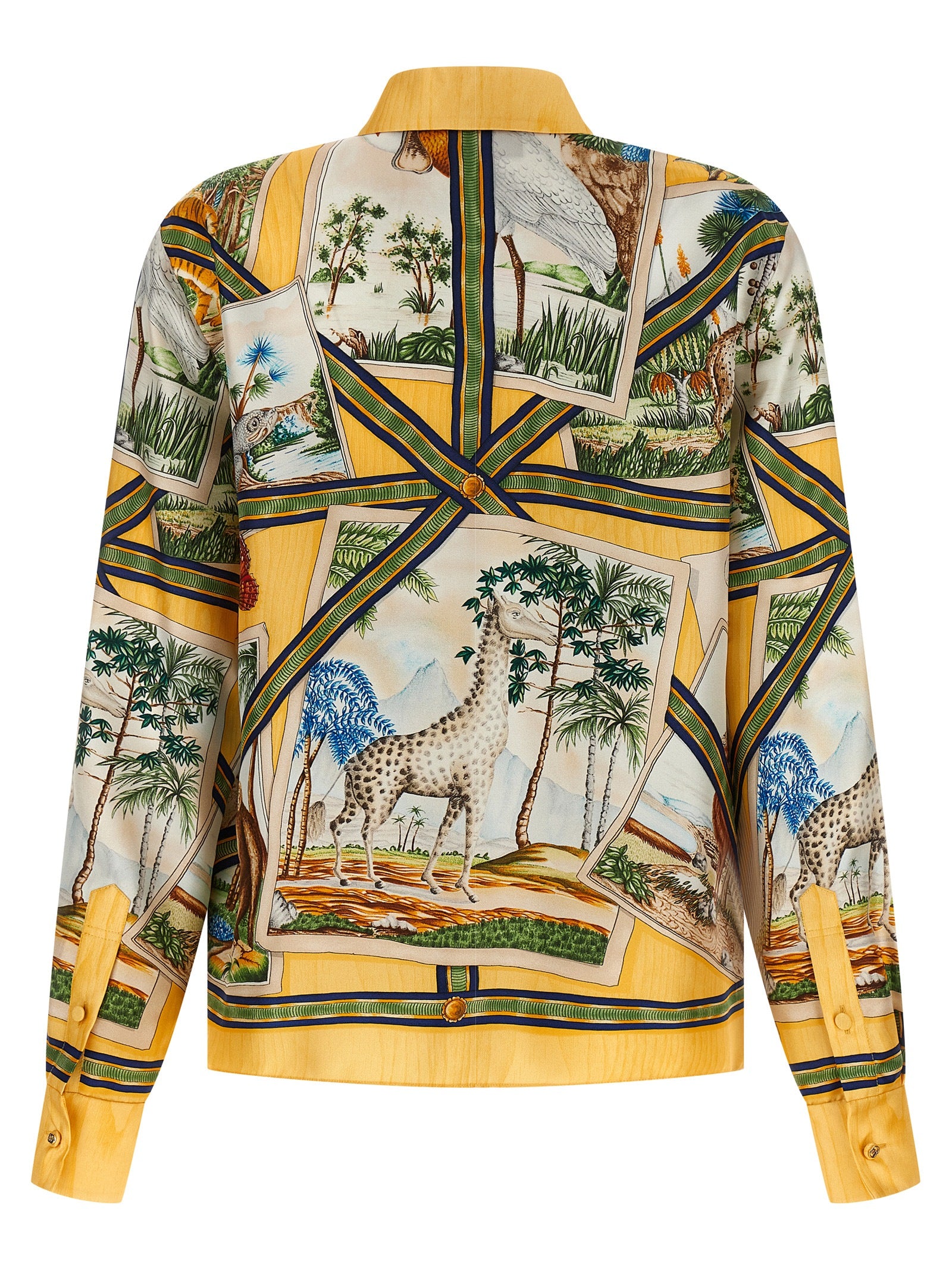 Gucci Multicolor Silk Blouse Gucci