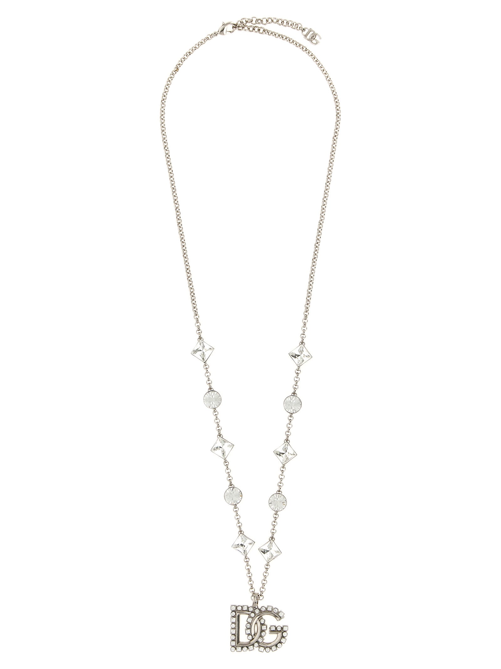 Dolce & Gabbana Silver Brass Necklace Dolce & Gabbana