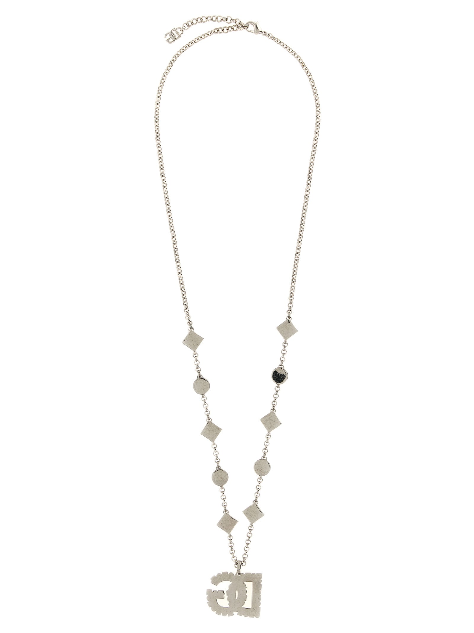 Dolce & Gabbana Silver Brass Necklace Dolce & Gabbana