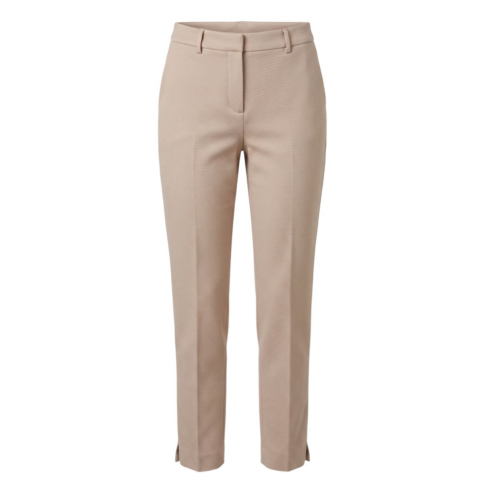 Trussardi Beige Viscose Women Pants Trussardi