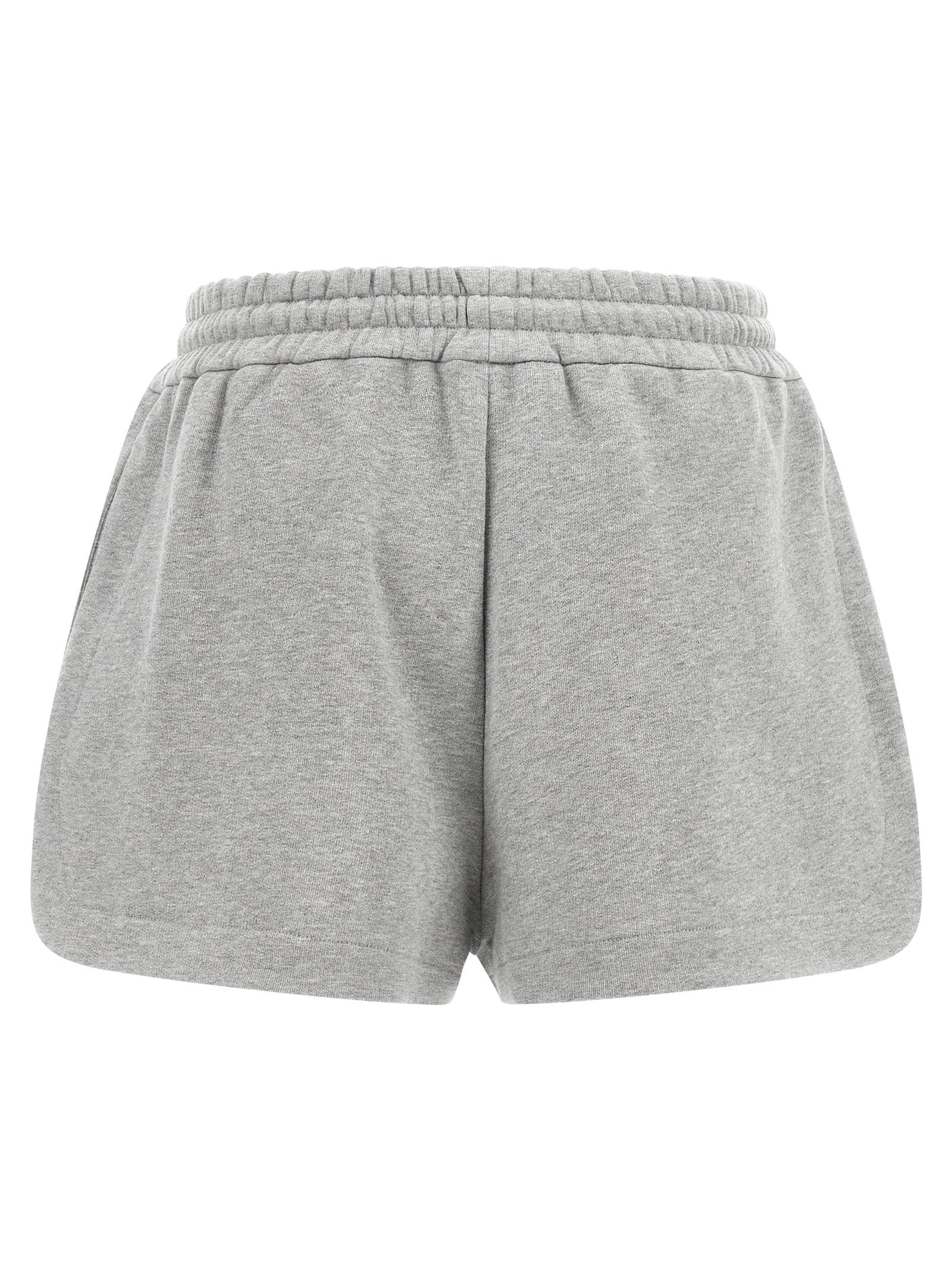 Fendi Gray Cotton Bermuda Shorts Fendi
