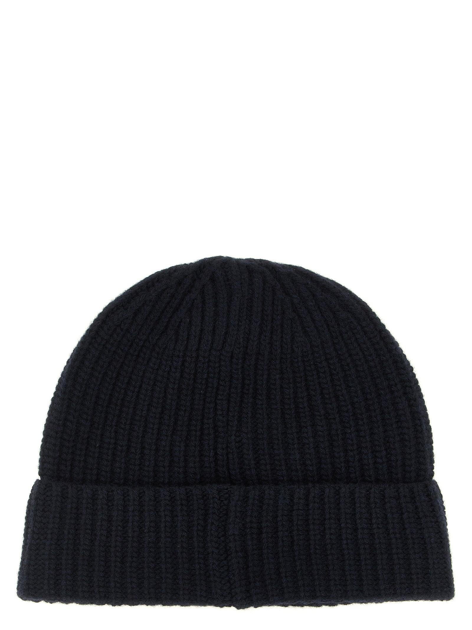 Stone Island Blue Virgin Wool Beanie Stone Island