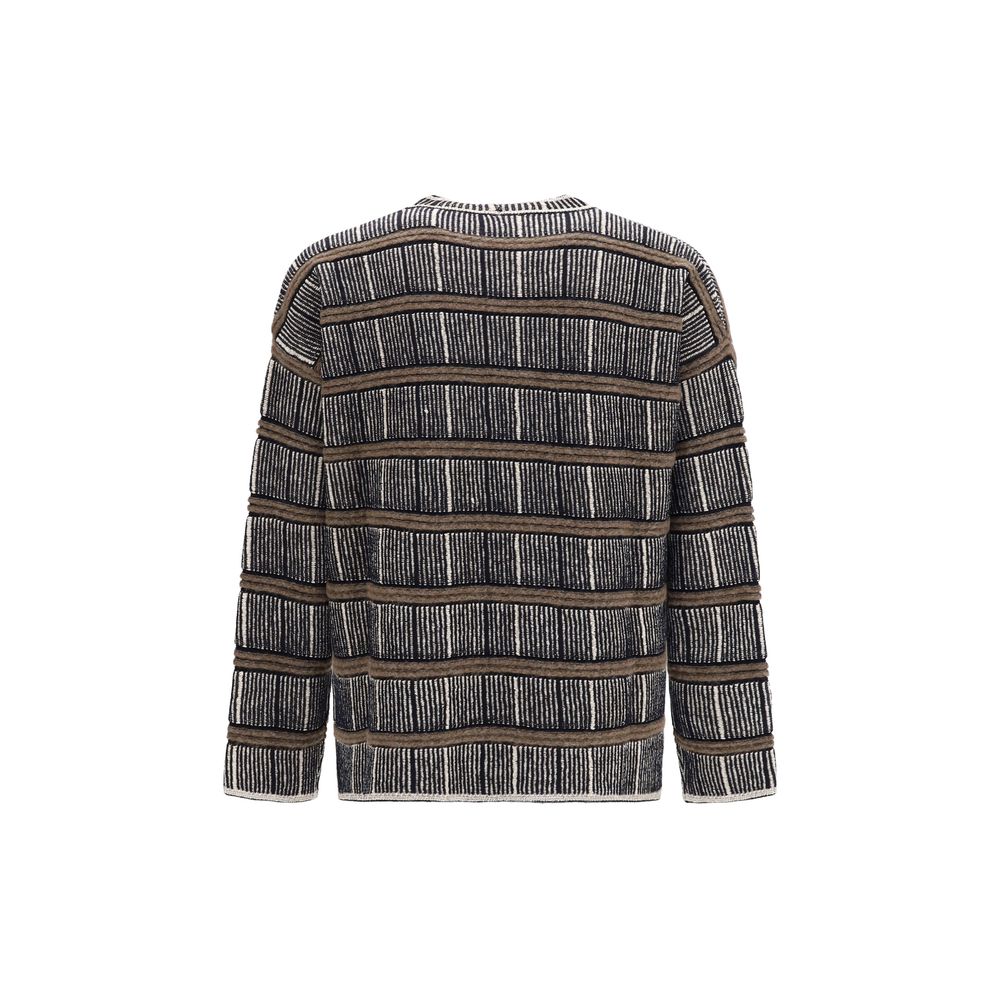Giorgio Armani Blue Silk Sweatshirt Giorgio Armani