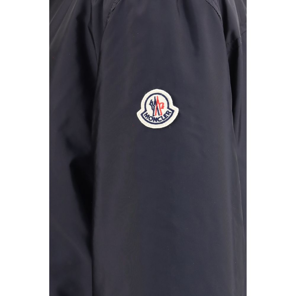Moncler Blue Polyamide Shell Jacket Moncler
