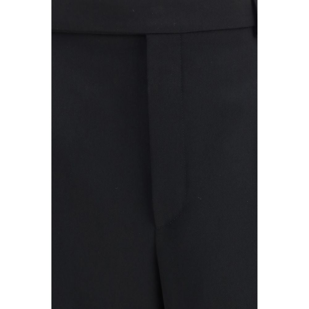 Saint Laurent Black Wool Oves Aries Dress Pants Saint Laurent