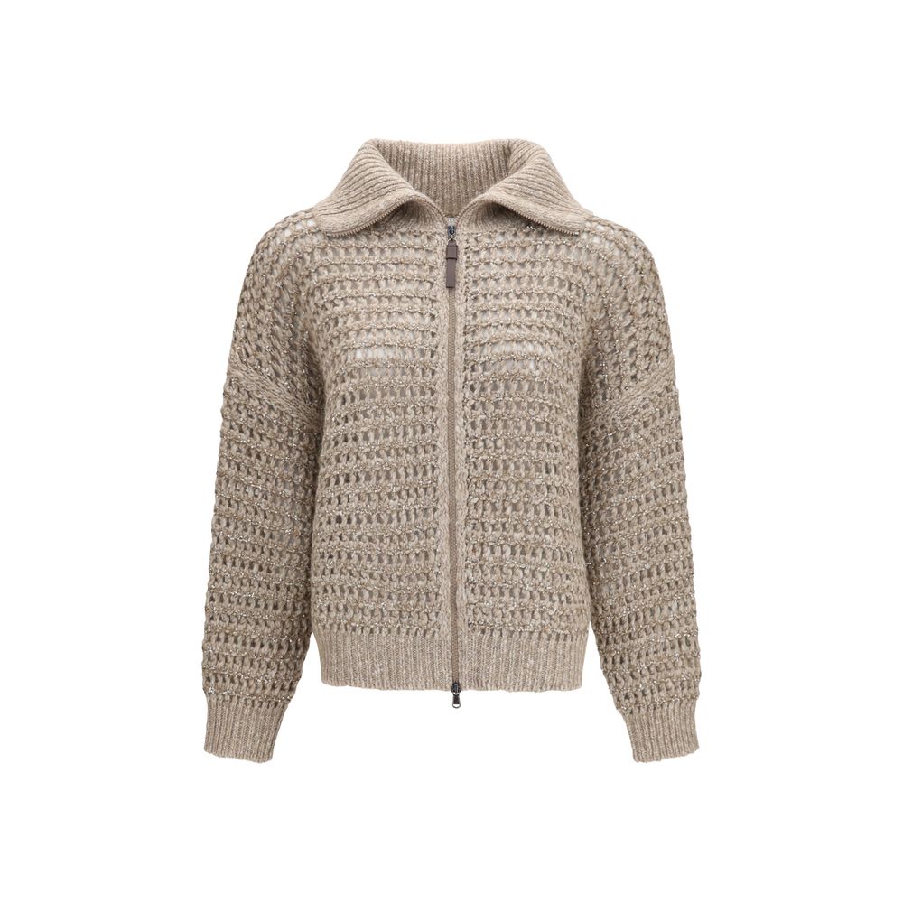 Brunello Cucinelli Gray Cardigans