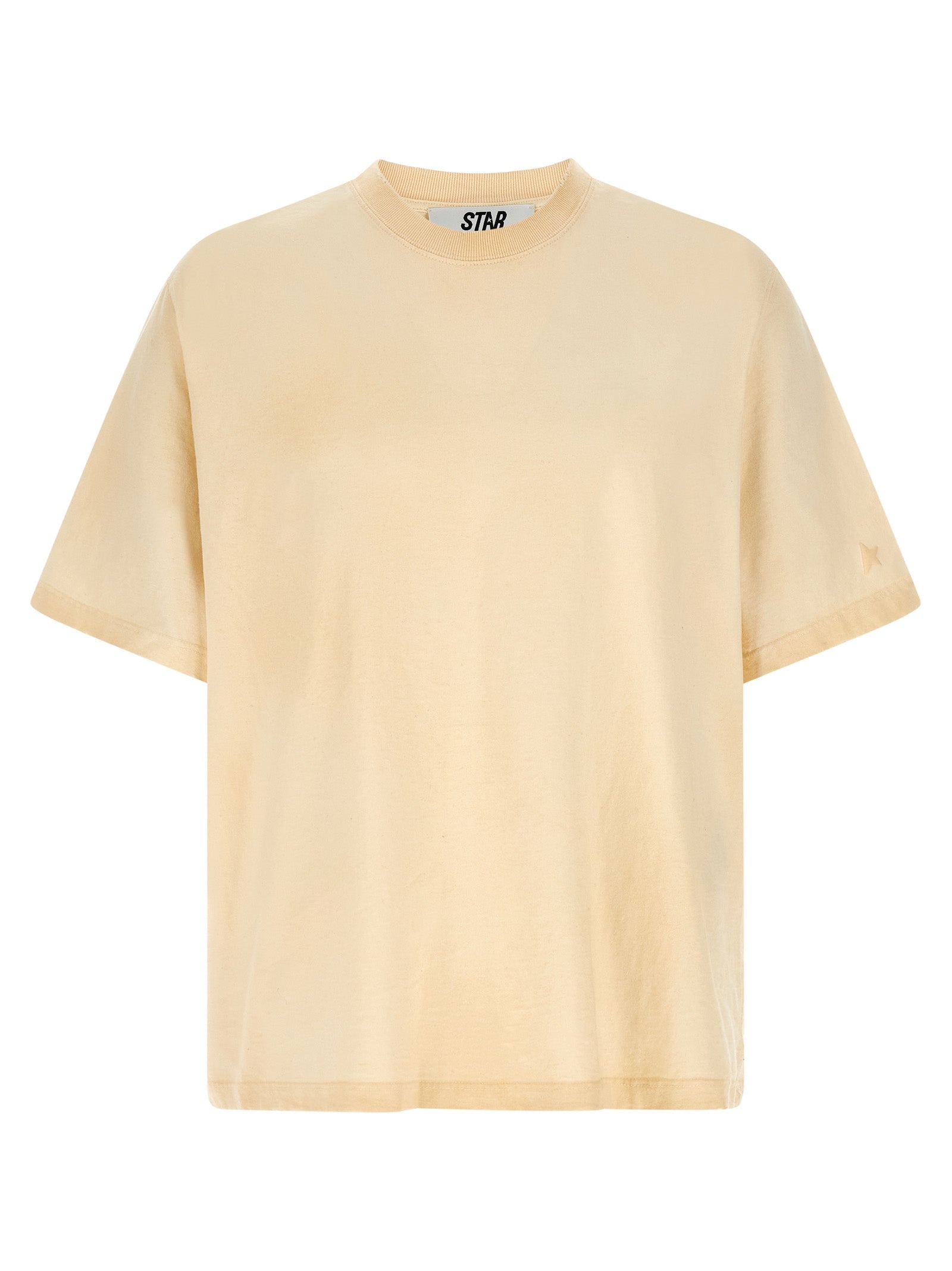Golden Goose Beige Cotton T-Shirt Golden Goose
