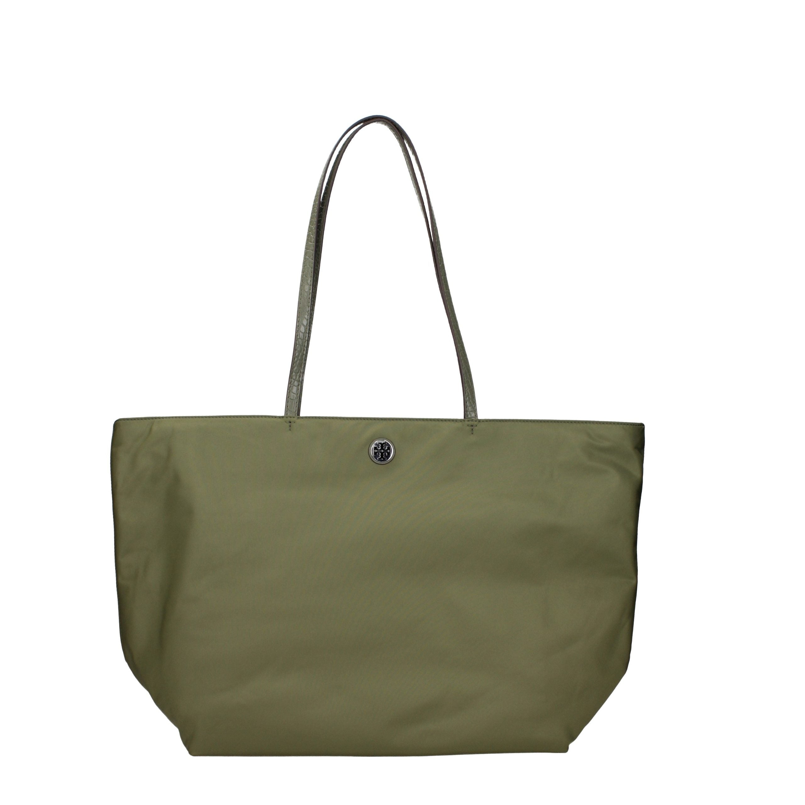 Tory Burch Green Fabric Shoulder Bag Tory Burch
