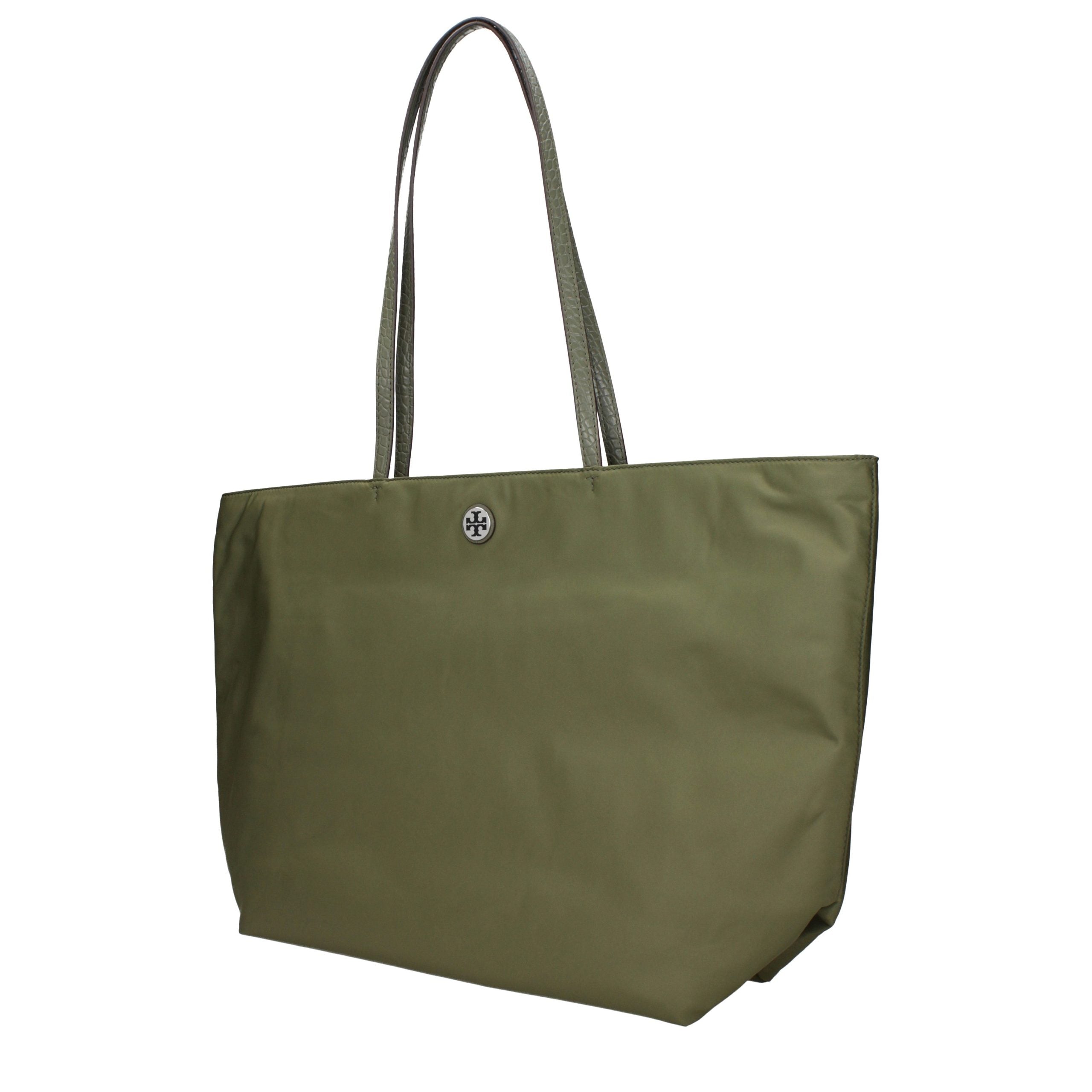 Tory Burch Green Fabric Shoulder Bag Tory Burch