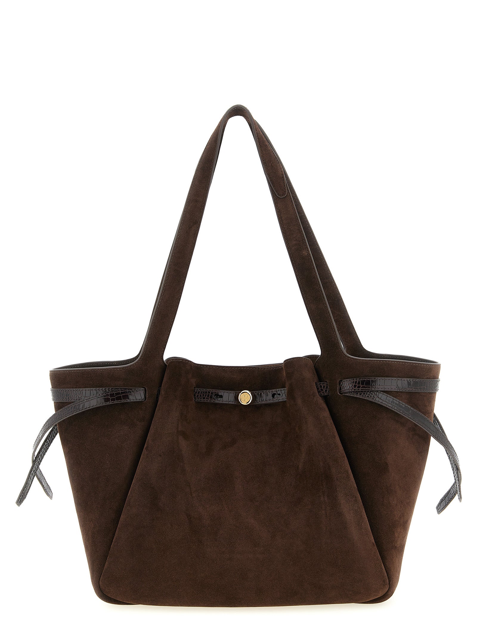 Tory Burch Brown Bovine Leather Tote Bag Tory Burch