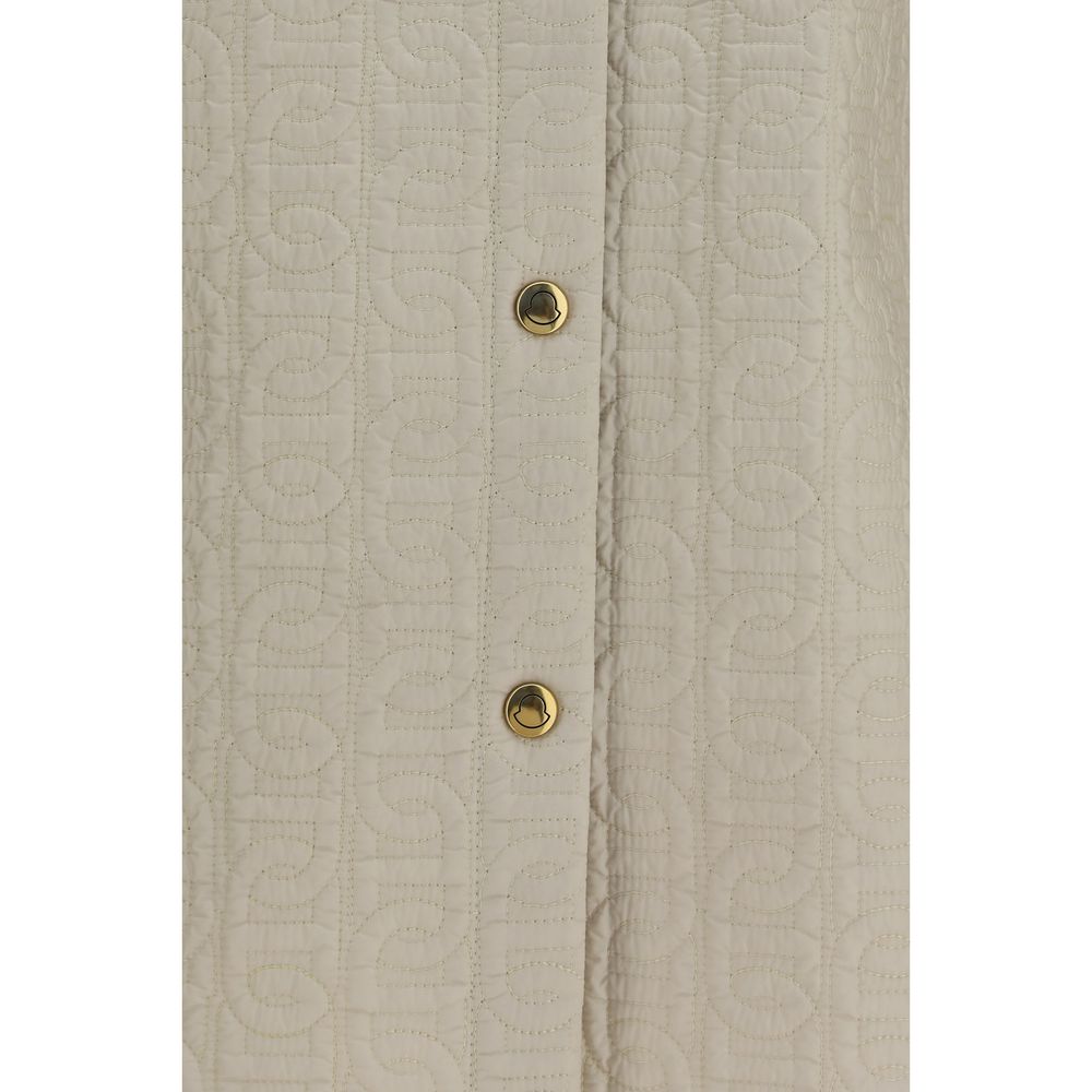 Moncler Beige Polyamide Full-Length Jacket Moncler