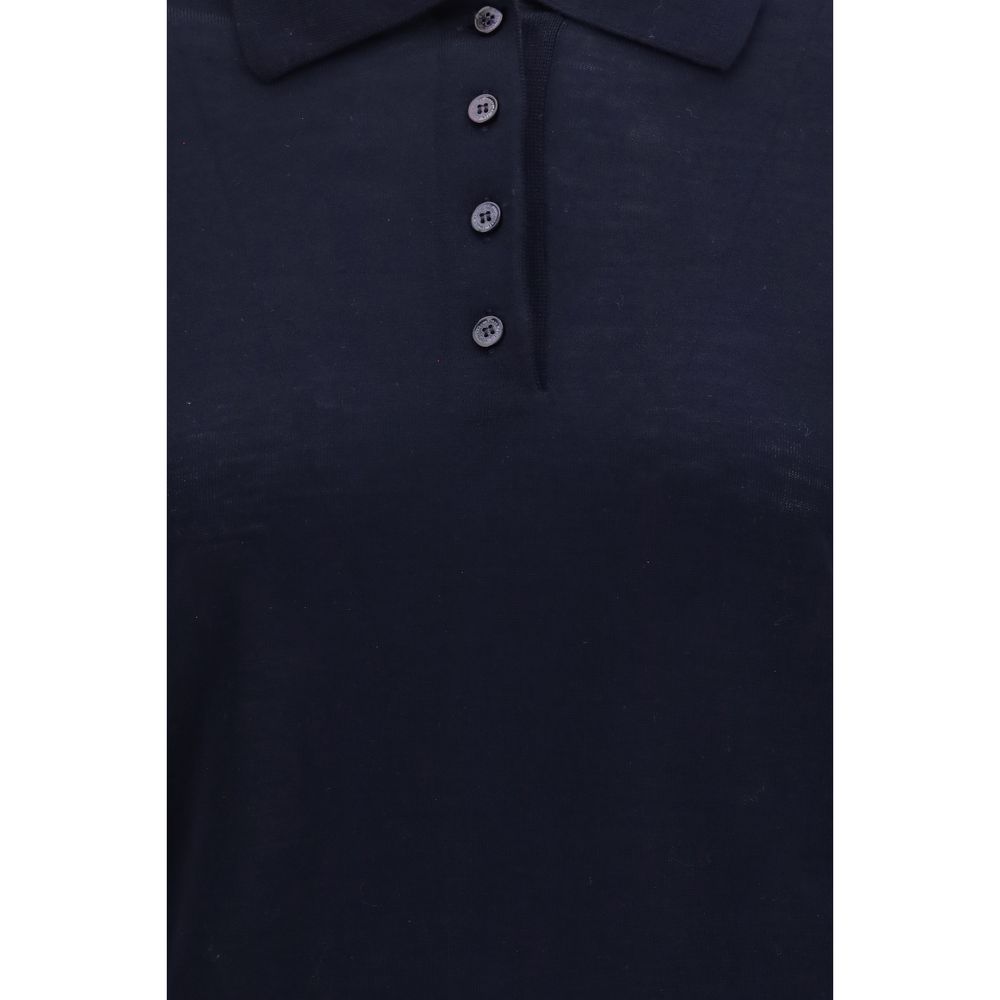 Golden Goose Blue Wool Oves Aries Dress Shirt Golden Goose
