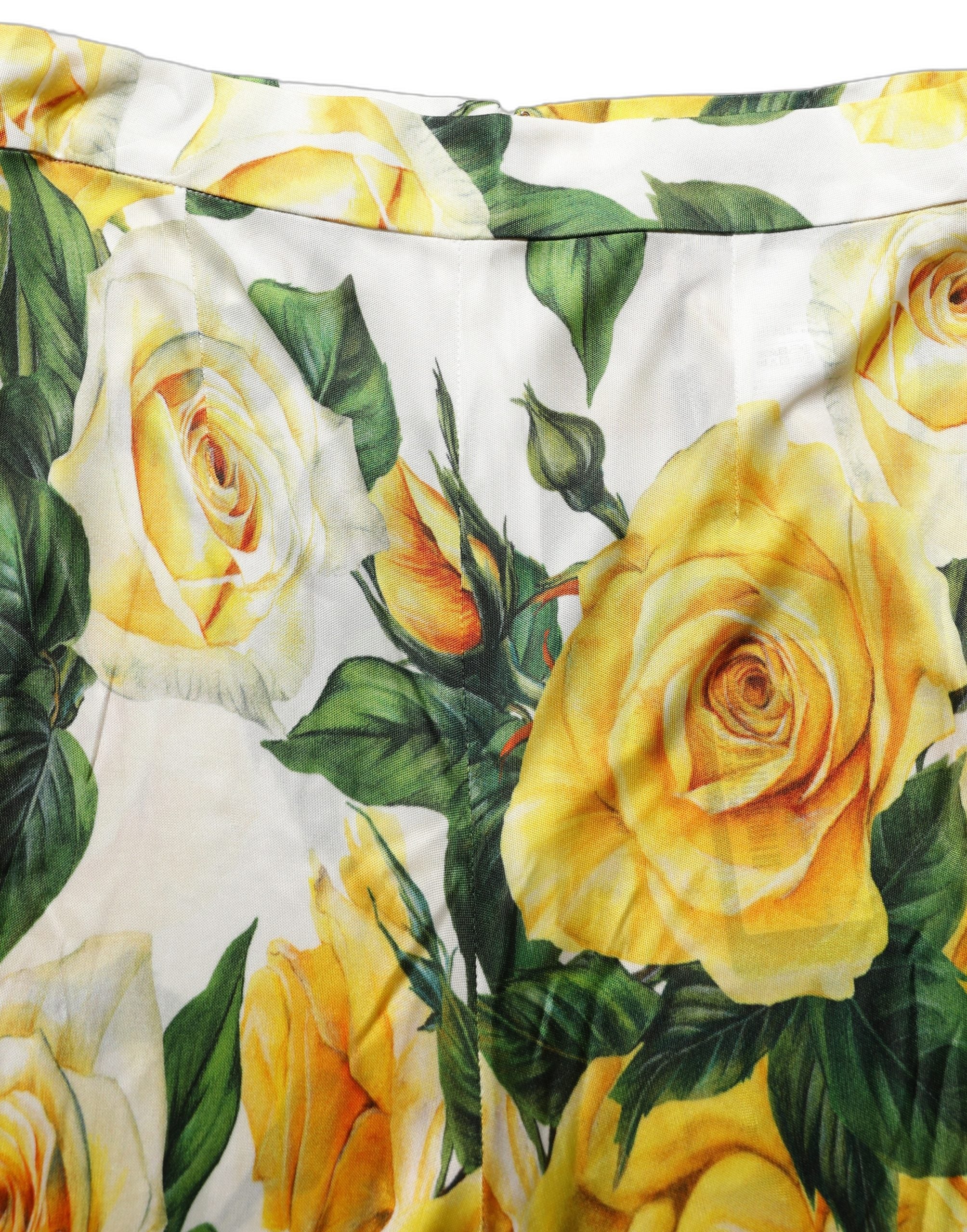 Dolce & Gabbana Multicolor Floral High Waist Straight Pants Dolce & Gabbana