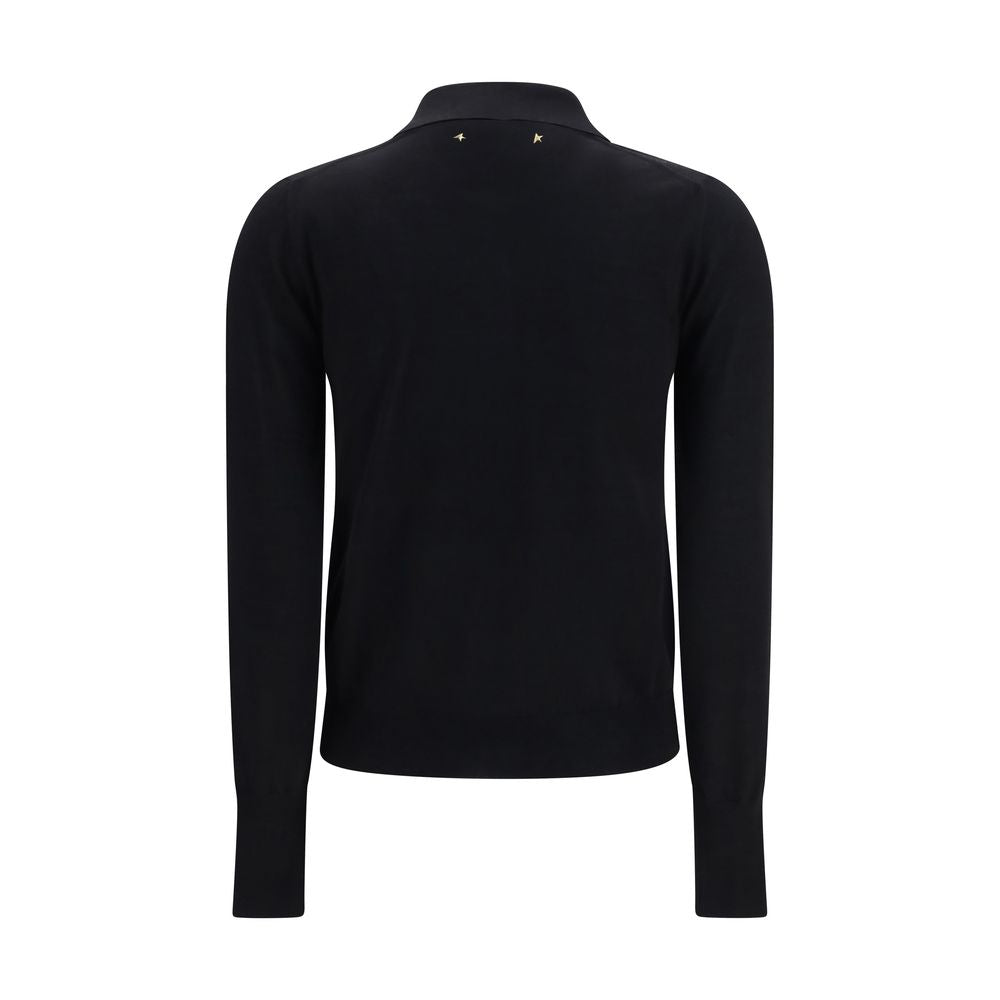 Golden Goose Black Wool Oves Aries Shirt Golden Goose