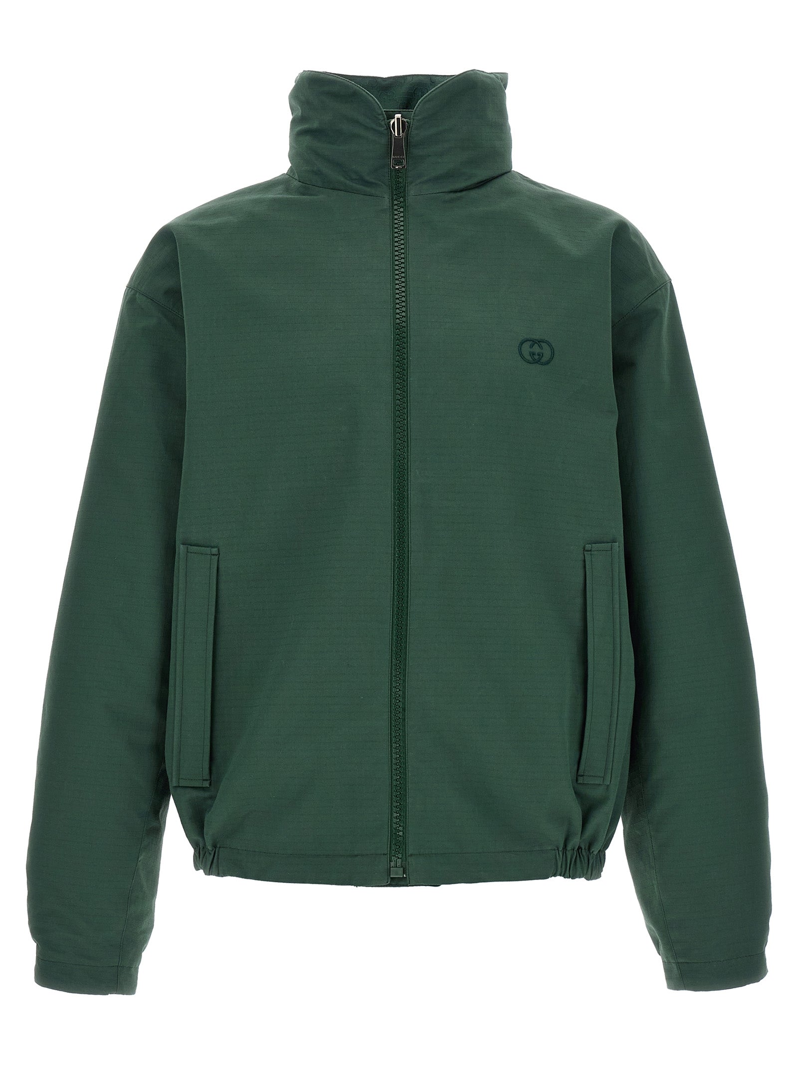 Gucci Bicolor Cotton Shell Jacket Gucci