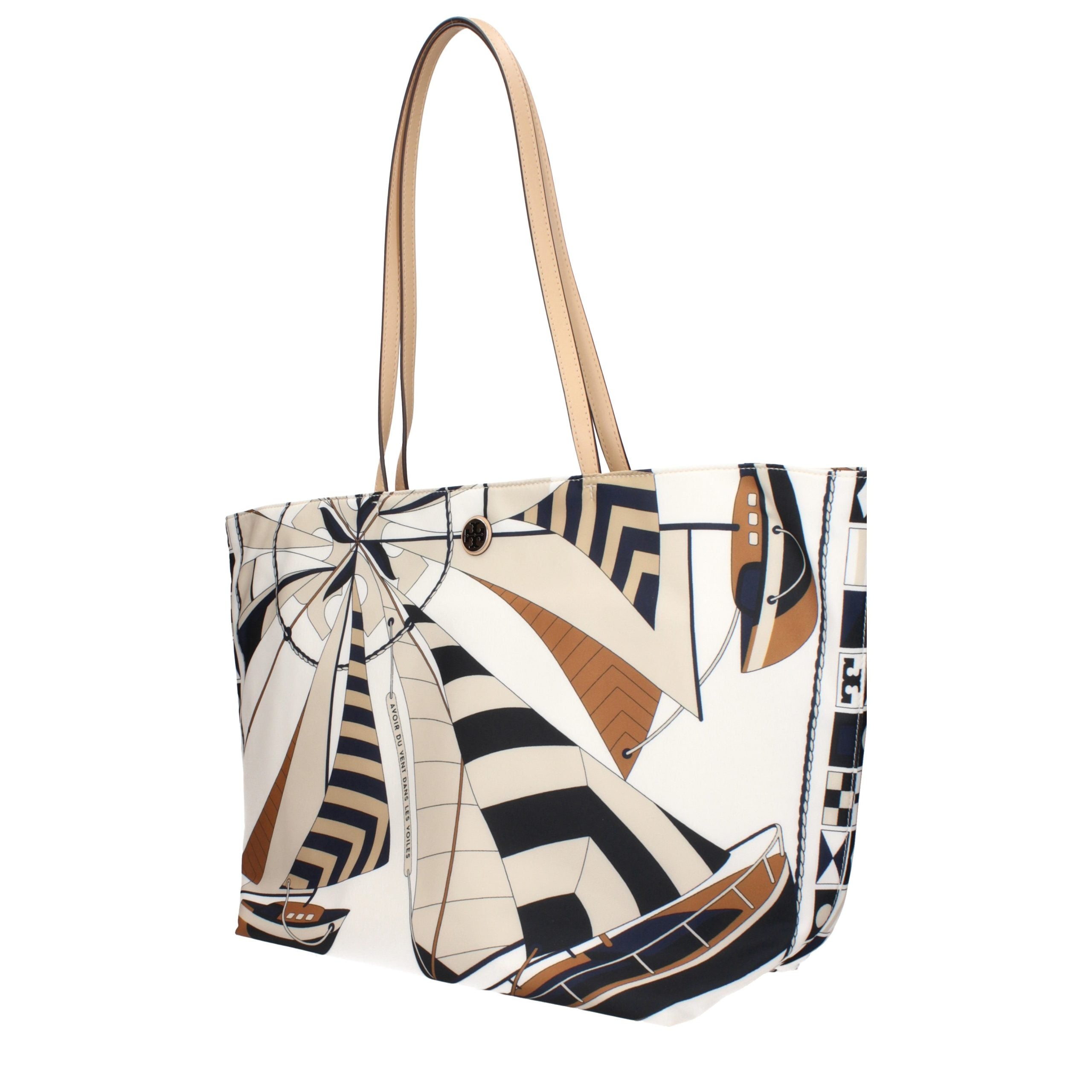 Tory Burch Beige Fabric Crossbody Bag Tory Burch